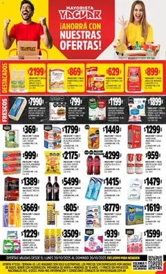 Vista previa Yaguar - Neuquén válido desde el 20.10.2025 | Página: 1 | Productos: Cocina, Muzzarella, Acondicionador, Cerveza