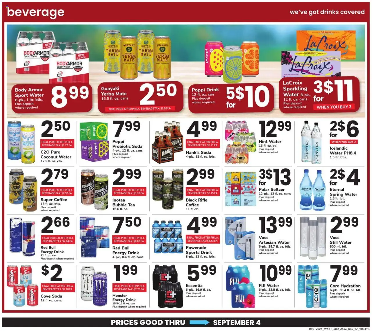 Acme Big Book of Savings - valid from 01.08.2025 | Page: 27 | Products: Coffee, Tea, Ice cream, Rifle