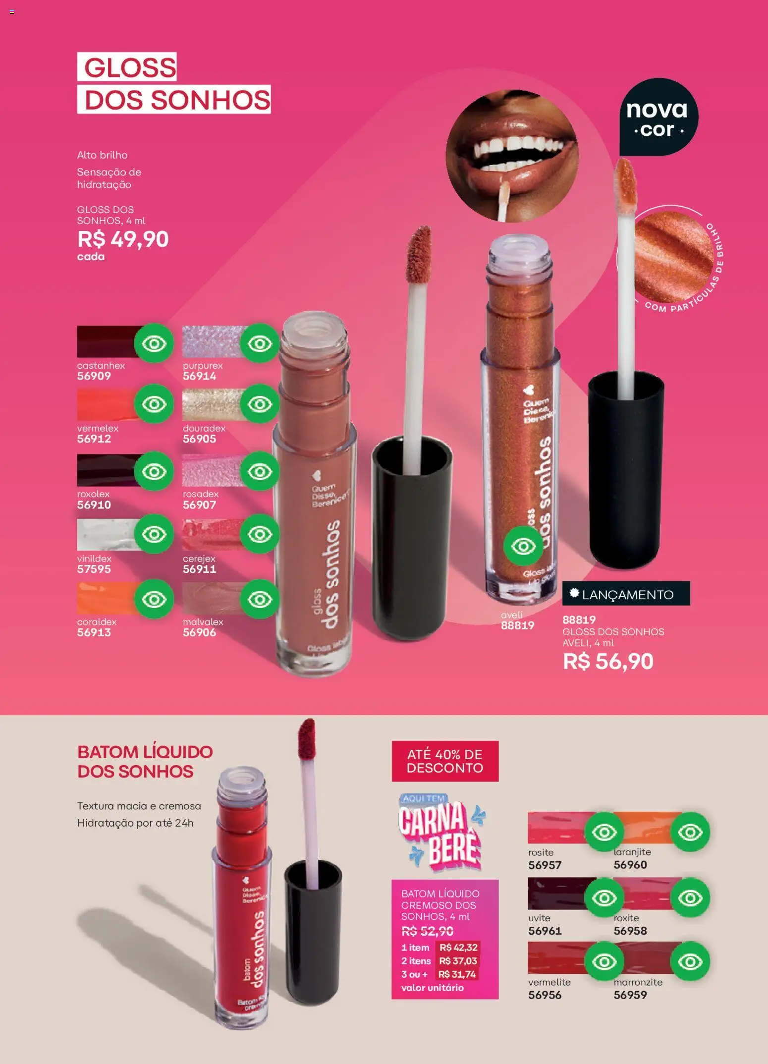 O Boticário Folheto - válido de 19.01.2026 | Página: 131 | Produtos: Batom