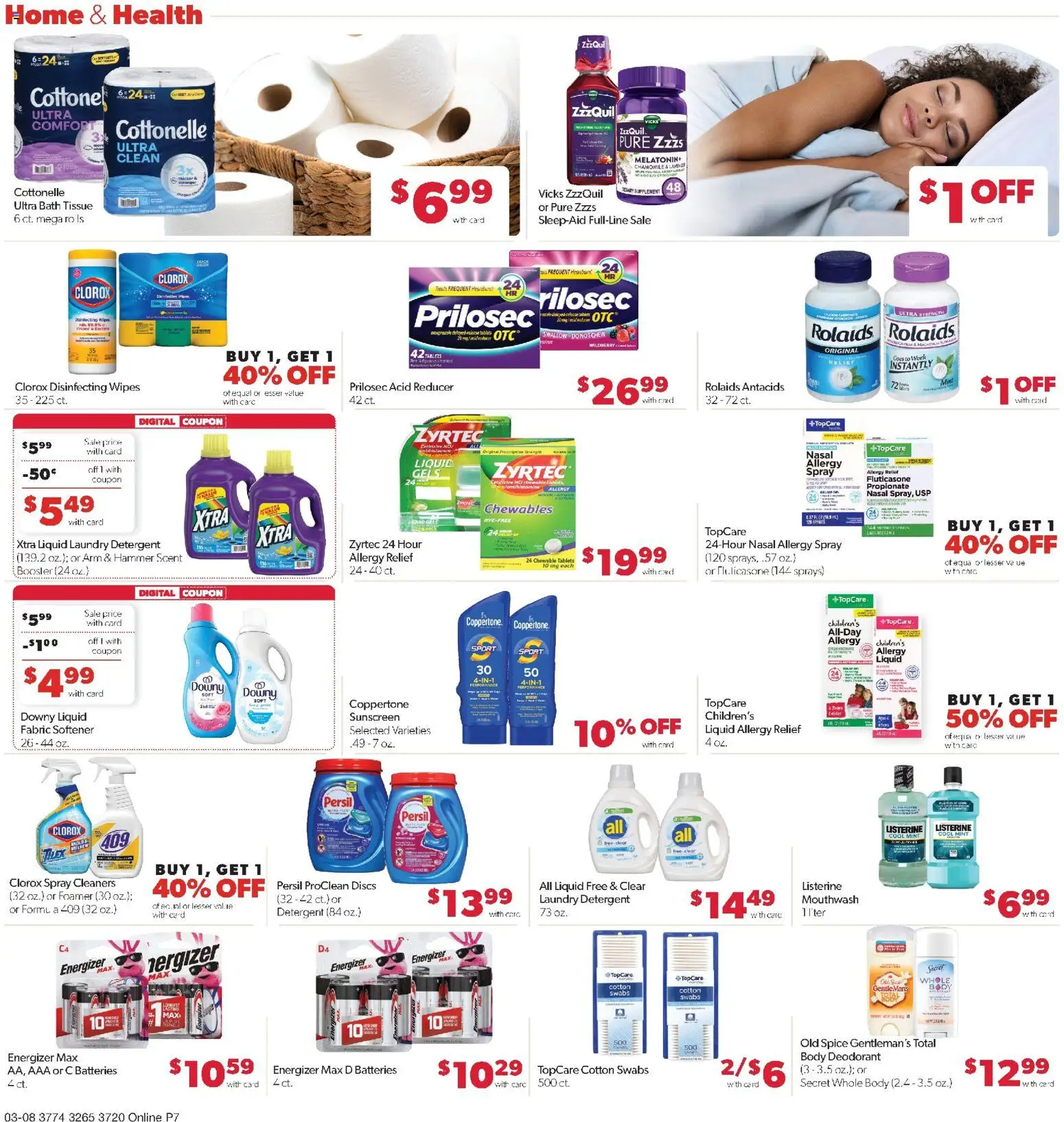Family Fare Weekly Ad - valid from 08.03.2026 | Page: 12 | Products: Bath, Sunscreen, Deodorant, Detergent