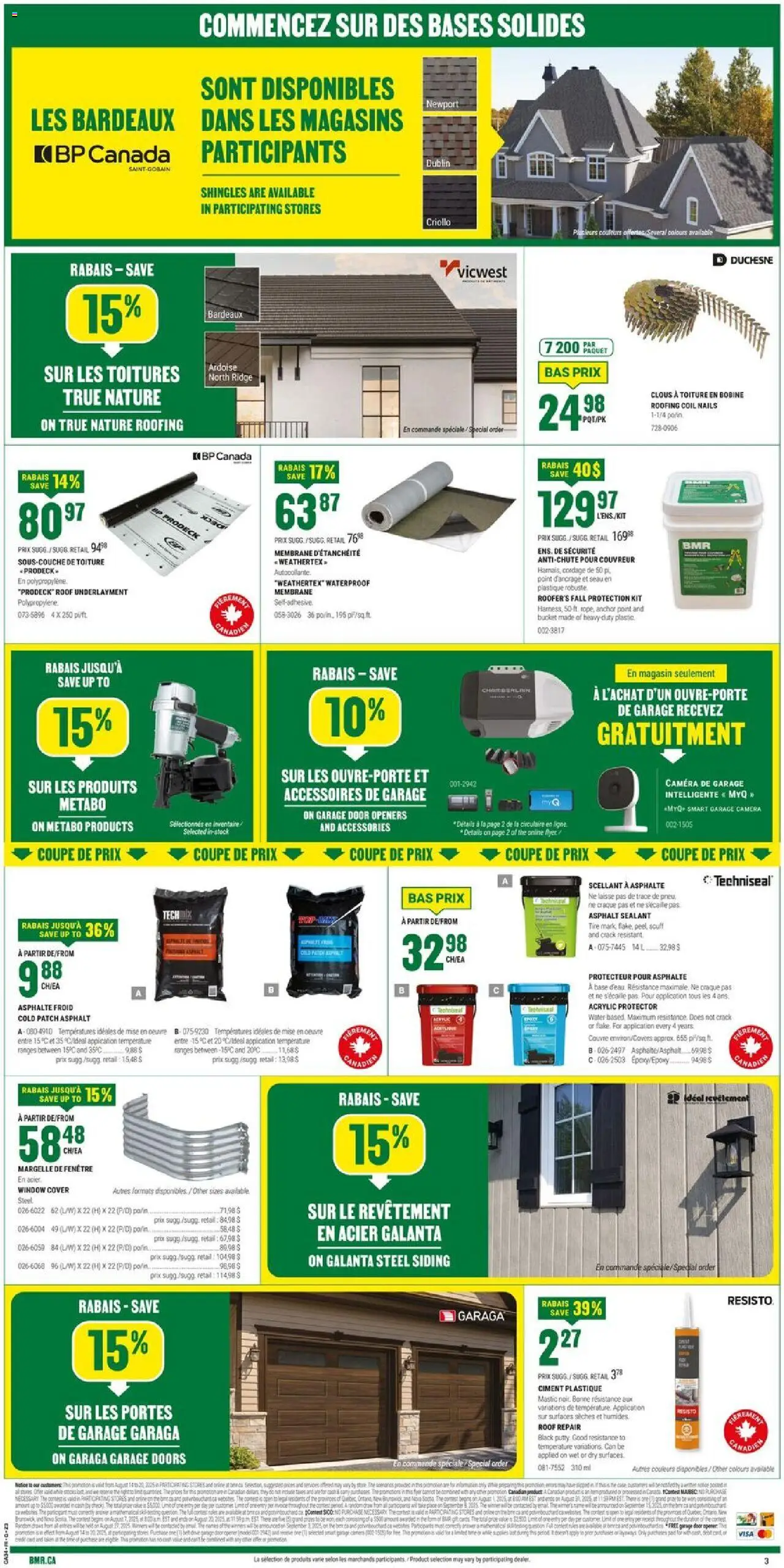 BMR flyer valid from 14.08.2025 | Page: 6 | Products: Camera, Case, Ridge, Beer