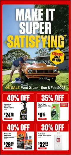 Preview of Supercheap Auto Catalogue - valid from 21.01.2026