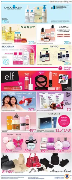 Preview of Uniprix weekly flyer / circulaire from shop Uniprix valid from 16.10.2025 | Page: 4 | Products: Fragrance, Mask, Face mask, Toilette