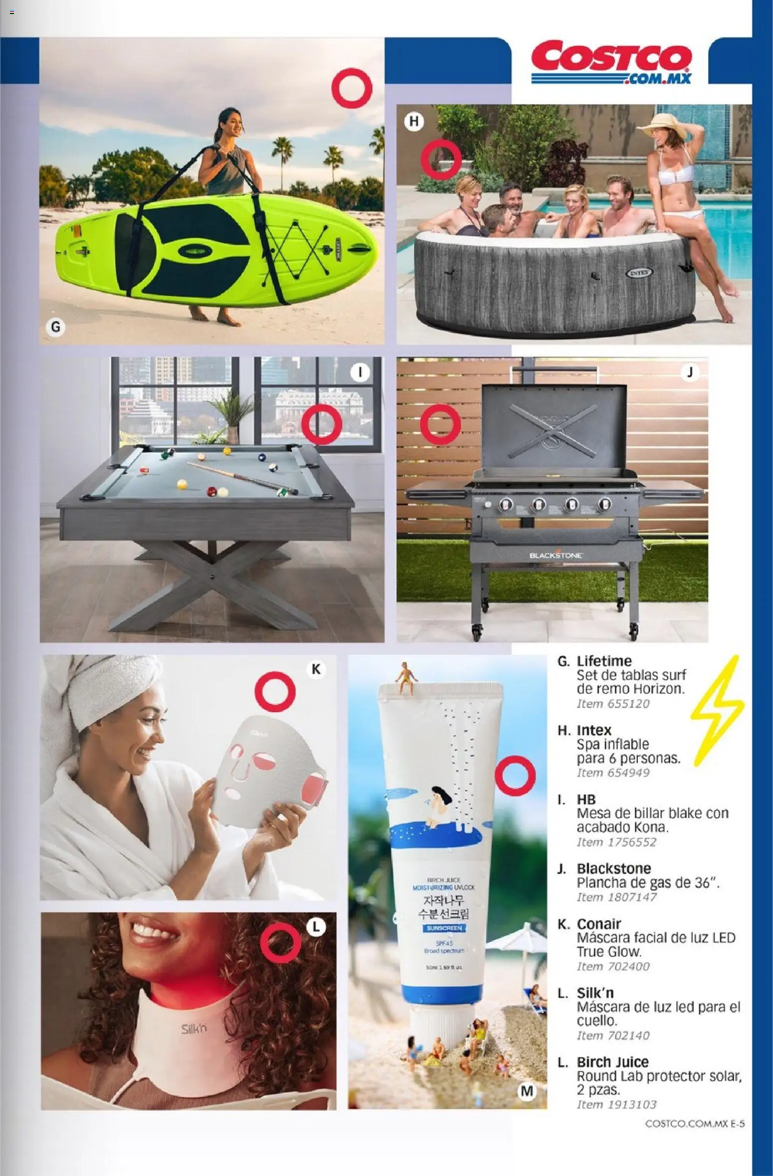 Nuevas ofertas de Costco válidas en toda la República Mexicana desde el 01.03.2026. ¡Encuentra las mejores ofertas en Costco Revista de marzo! | Página: 89 | Productos: Máscara, Plancha, Mesa