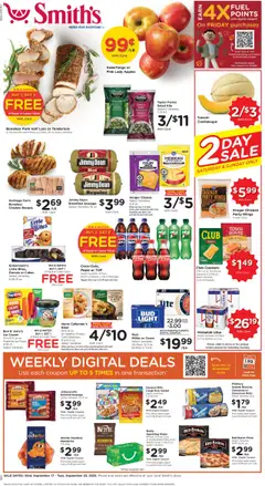 Preview of Smith's weekly ads valid from 17.09.2025
