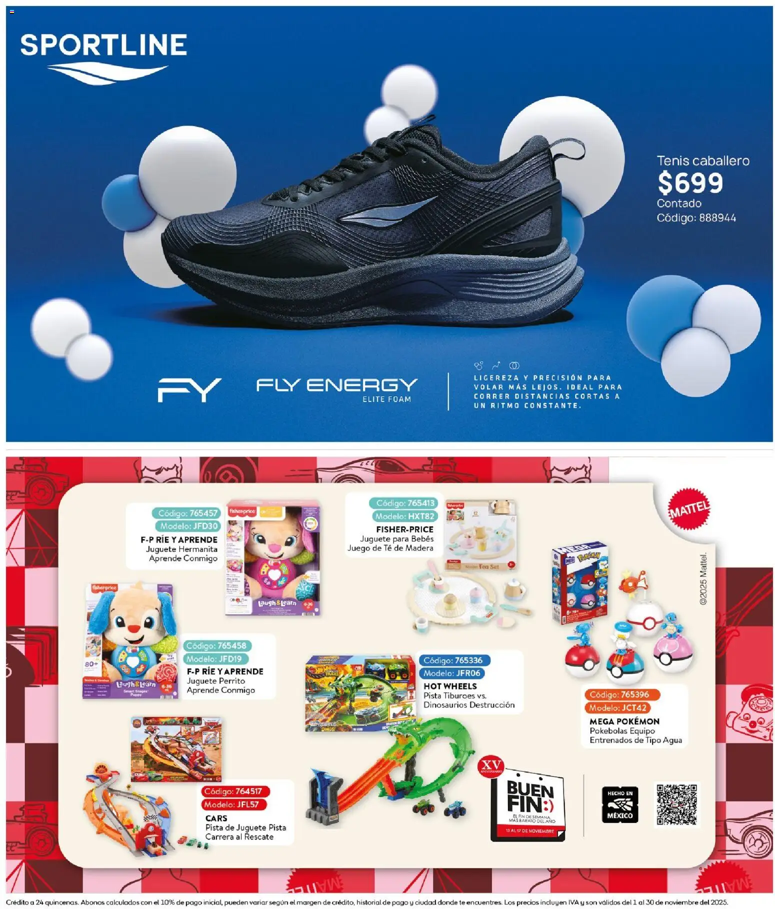 Nuevas ofertas de Coppel válidas en toda la República Mexicana desde el 01.11.2025. ¡Encuentra las mejores ofertas en Coppel Buen Fin! | Página: 35 | Productos: Tenis, Agua, Juego, Té