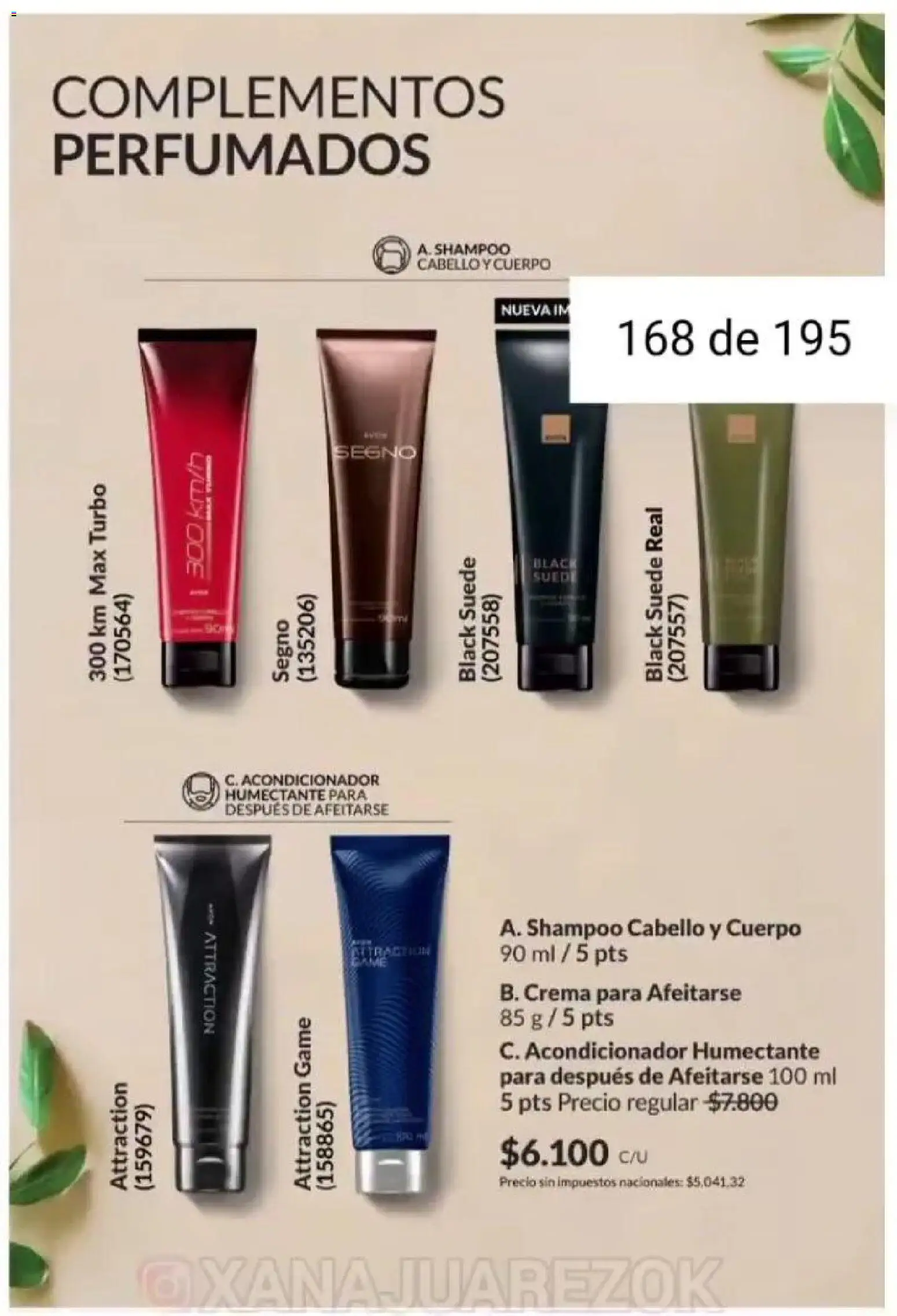 Catálogo AVON Campaña 1/2026 │ válido desde el 01.01.2026 | Página: 158 | Productos: Shampoo, Acondicionador, Crema