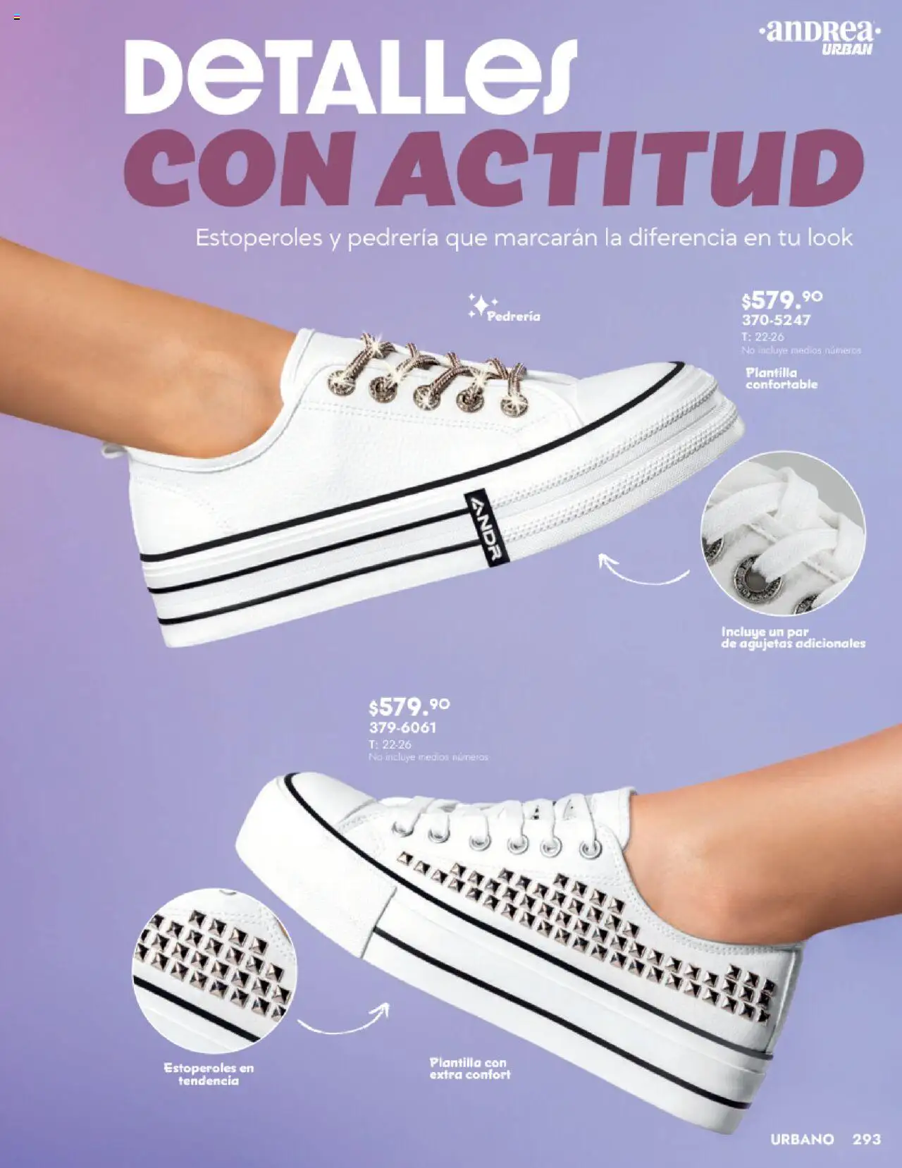 Nuevas ofertas de Andrea válidas en toda la República Mexicana desde el 24.08.2025. ¡Encuentra las mejores ofertas en Andrea - Catálogo Calzado Dama! | Página: 285