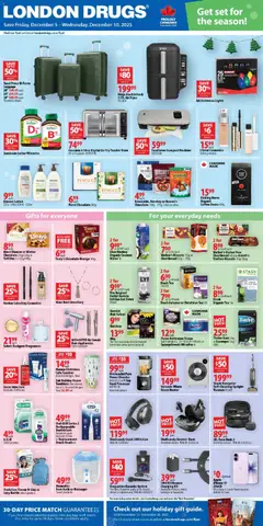 Preview of London Drugs weekly flyer / circulaire from shop London Drugs valid from 05.12.2025