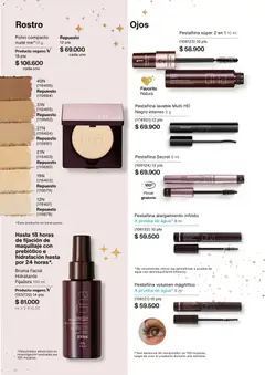 Natura - Catálogo C16/2025 -  Vista previa de la revista de la tienda Natura valido desde el 13.11.2025 | Página: 100 | Productos: Agua, Polvo compacto, Maquillaje, Desmaquillante