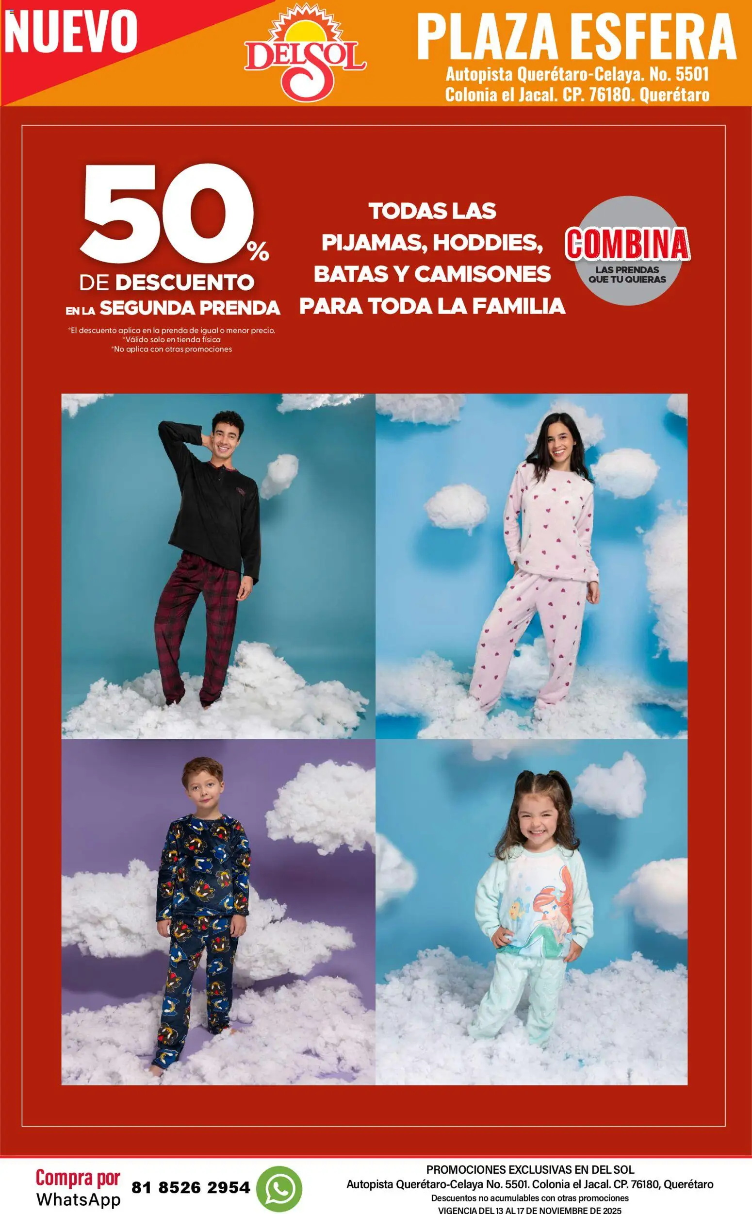 Nuevas ofertas de Del Sol y Woolworth válidas en toda la República Mexicana desde el 13.11.2025. ¡Encuentra las mejores ofertas en Del Sol y Woolworth catálogo Apertura Querétaro Esfera 1201! | Página: 10