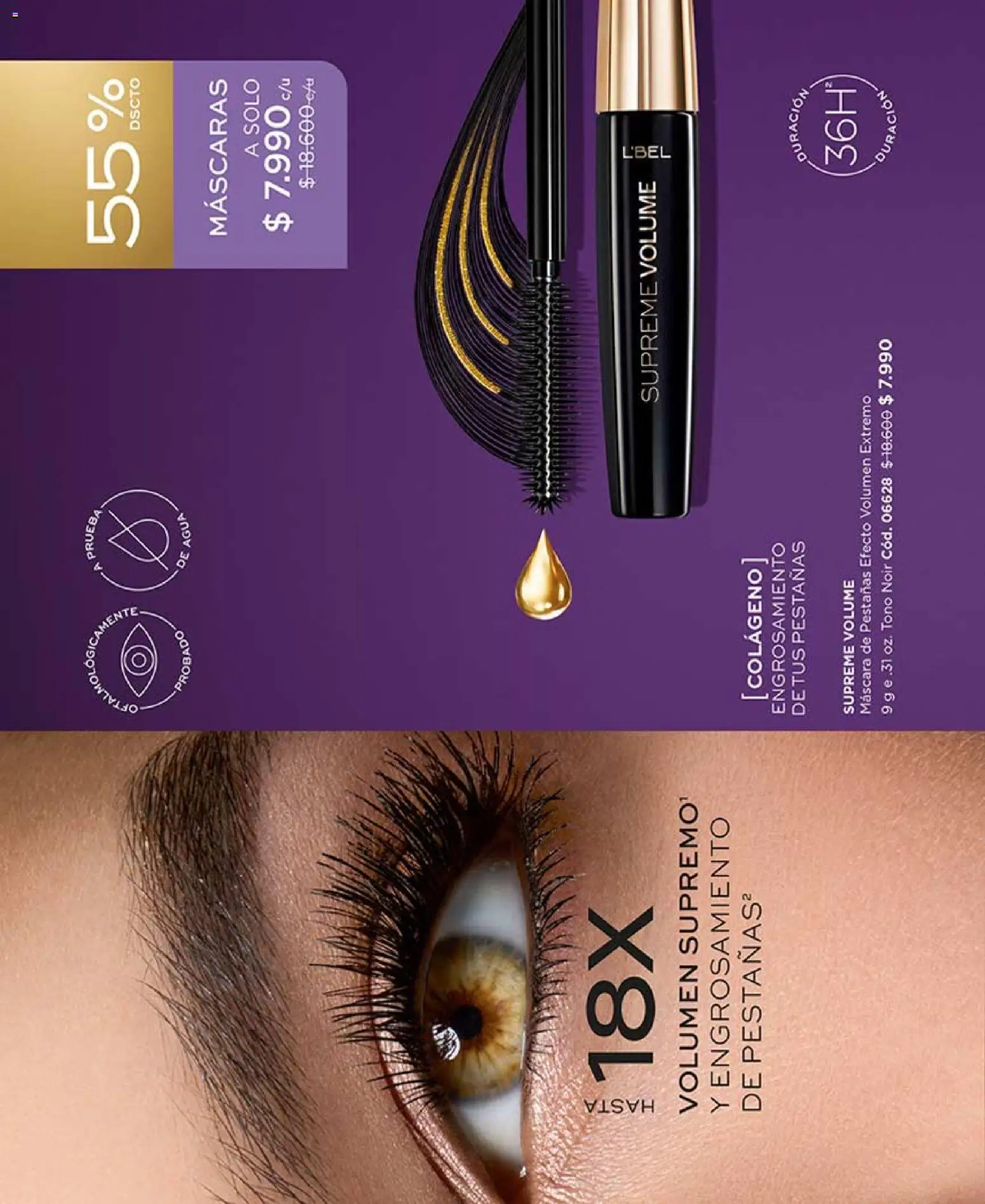 Catálogo L'Bel Campaña 5 │ válido desde el 01.03.2026 | Página: 44 | Productos: Agua, Máscara