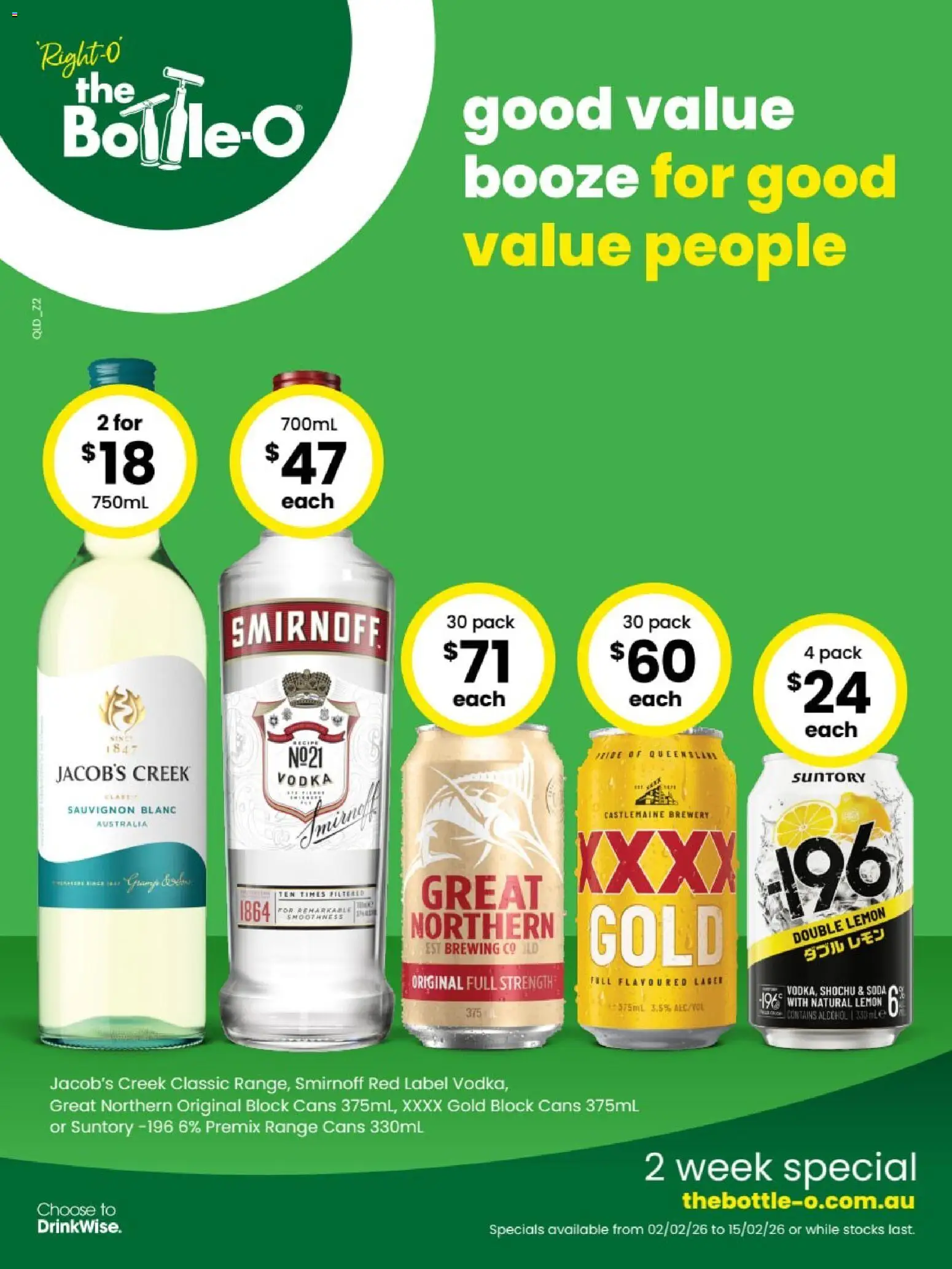 The Bottle-O catalogue - valid from 02.02.2026 | Page: 1