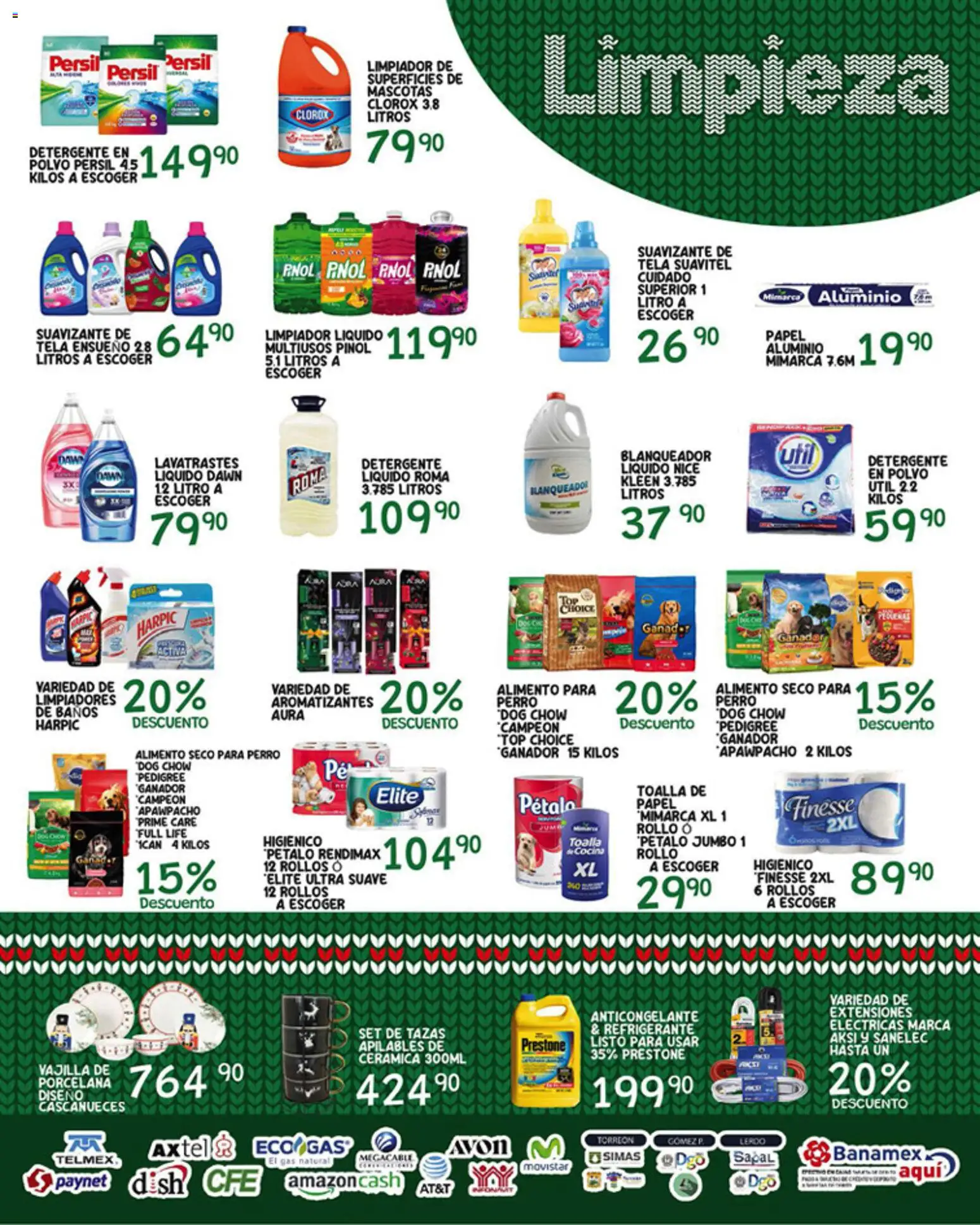 Nuevas ofertas de Alsuper válidas en toda la República Mexicana desde el 19.12.2025. ¡Encuentra las mejores ofertas en Alsuper folleto Laguna! | Página: 5 | Productos: Suavizante, Toalla, Top, Polvo