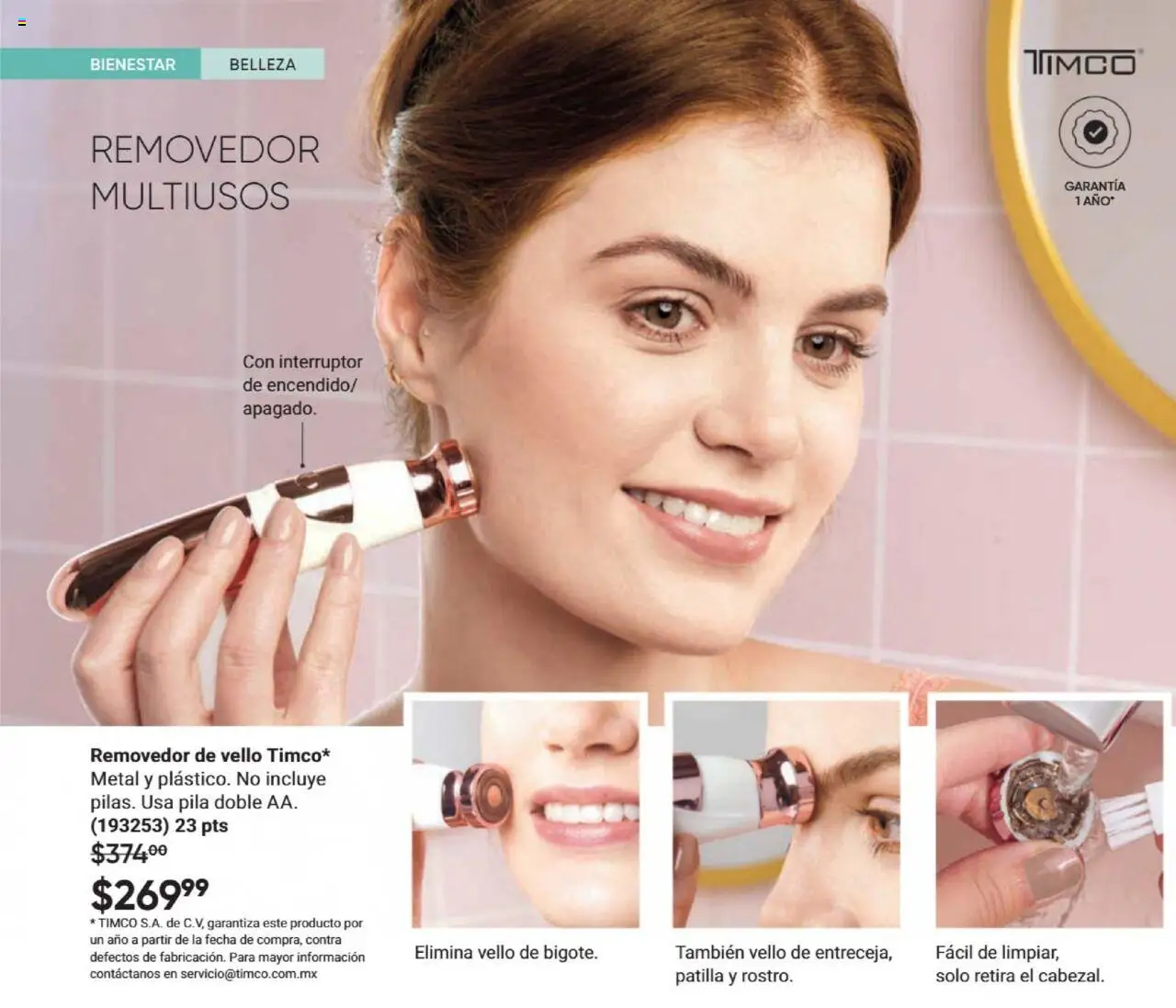 Nuevas ofertas de AVON válidas en toda la República Mexicana desde el 09.10.2025. ¡Encuentra las mejores ofertas en AVON - Casa & Estilo 16 2025! | Página: 114 | Productos: Pila
