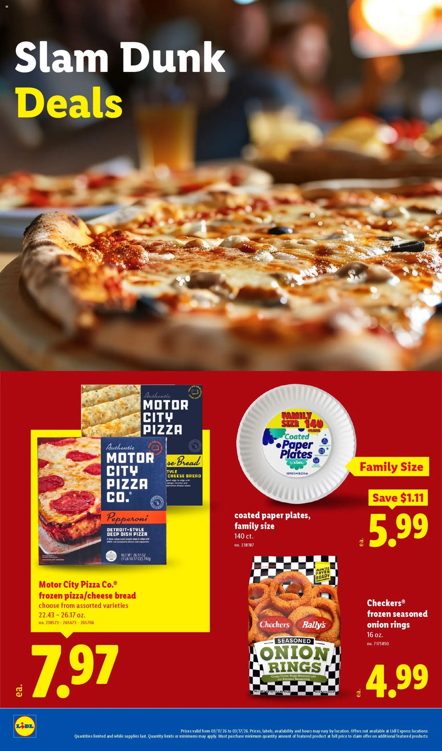 Lidl Weekly Ad - valid from 11.03.2026 | Page: 12 | Products: Cheese, Bread, Pizza, Microwave