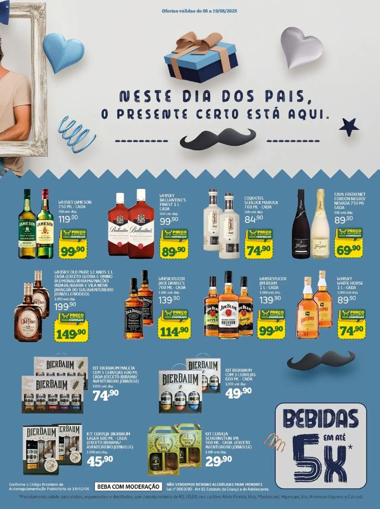 Cooper Folheto - válido de 06.08.2025 | Página: 3 | Produtos: Whisky, Cerveja, Bourbon