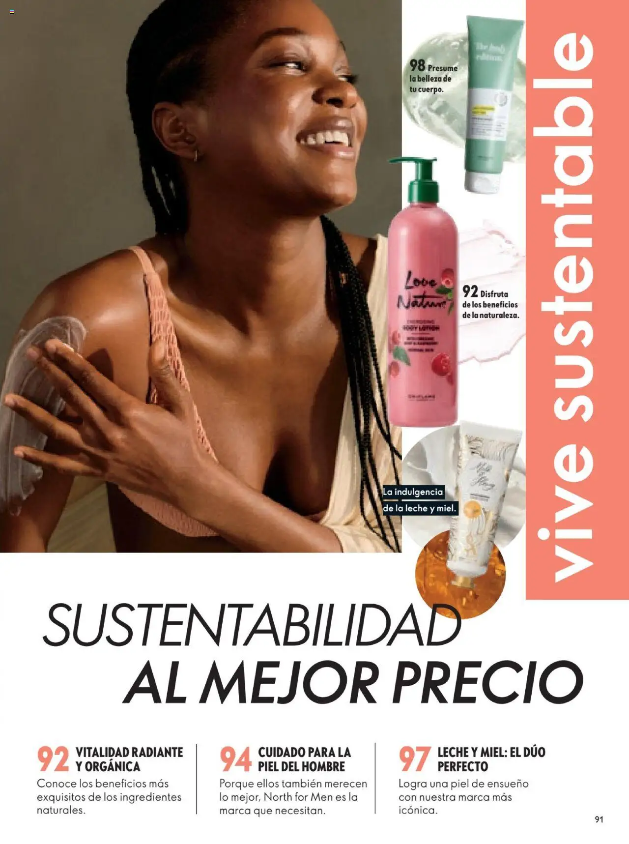Oriflame revista - valida desde el 12.07.2025 | Página: 91 | Productos: Leche