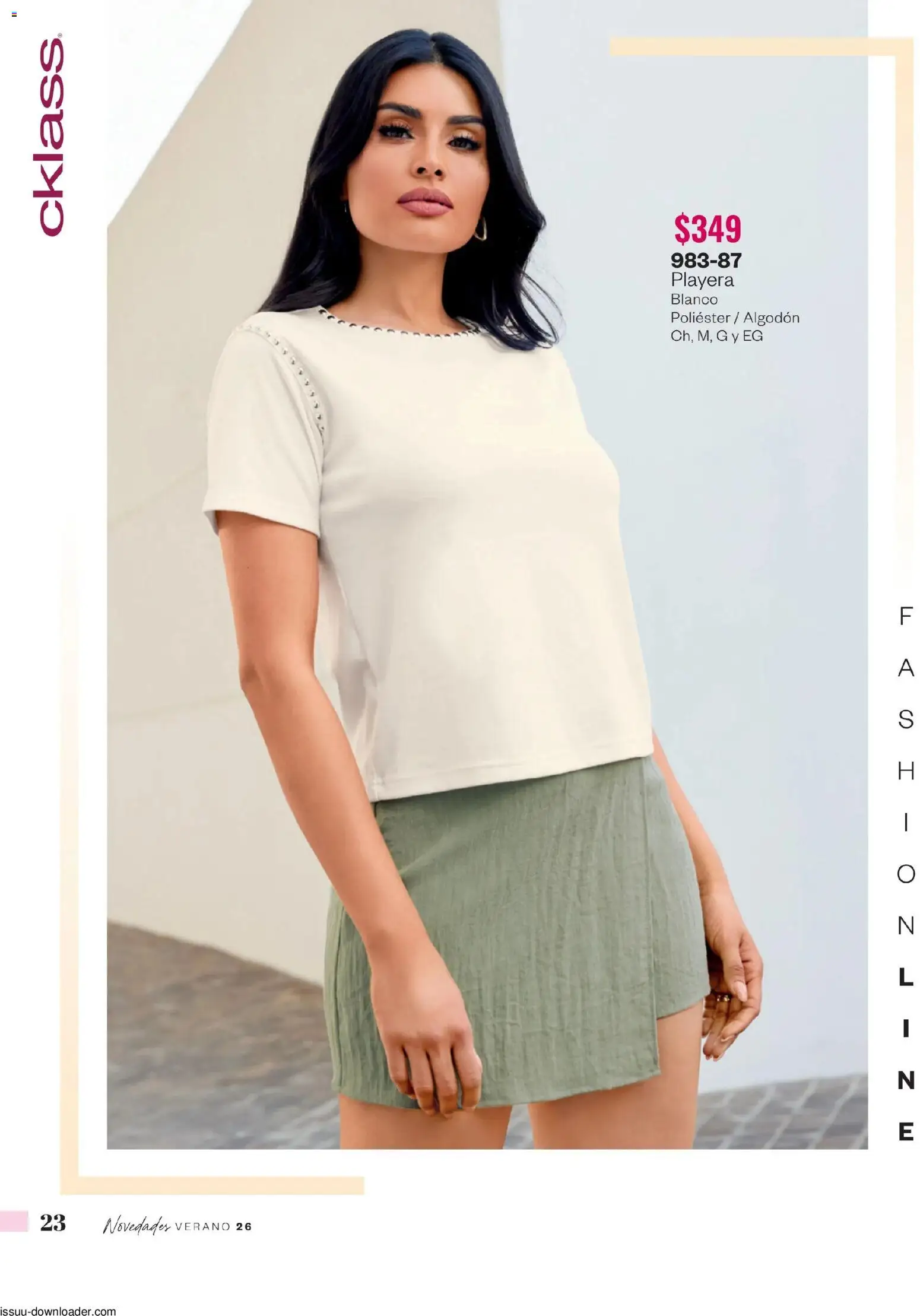 Nuevas ofertas de Cklass válidas en toda la República Mexicana desde el 25.02.2026. ¡Encuentra las mejores ofertas en Cklass catálogo Novedades de Verano! | Página: 24 | Productos: Algodón, Playera