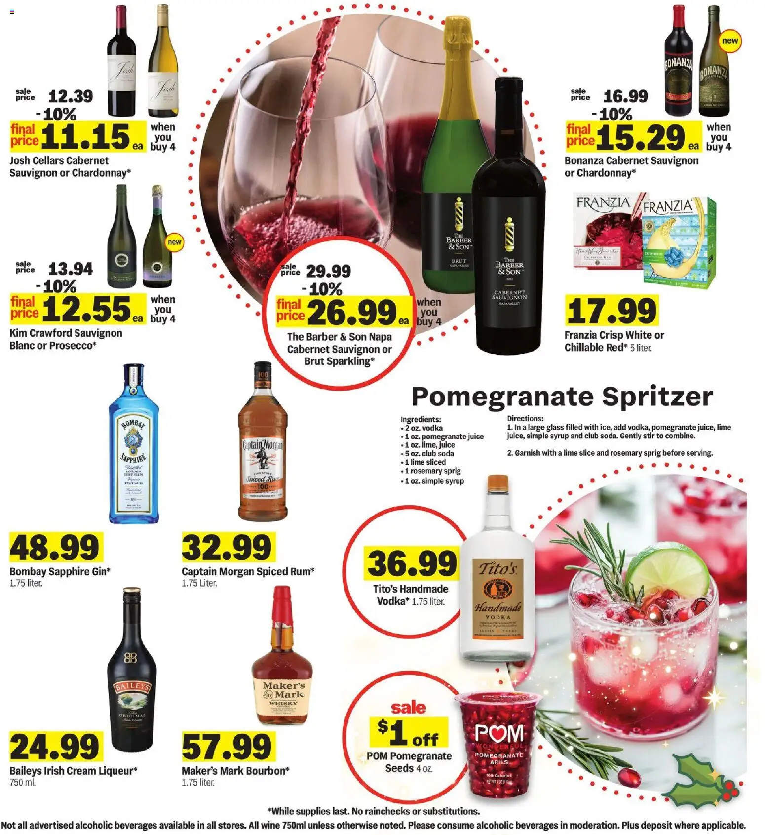 Meijer Weekly Ad - valid from 03.12.2025 | Page: 25 | Products: Juice, Gin, Cream, Vodka