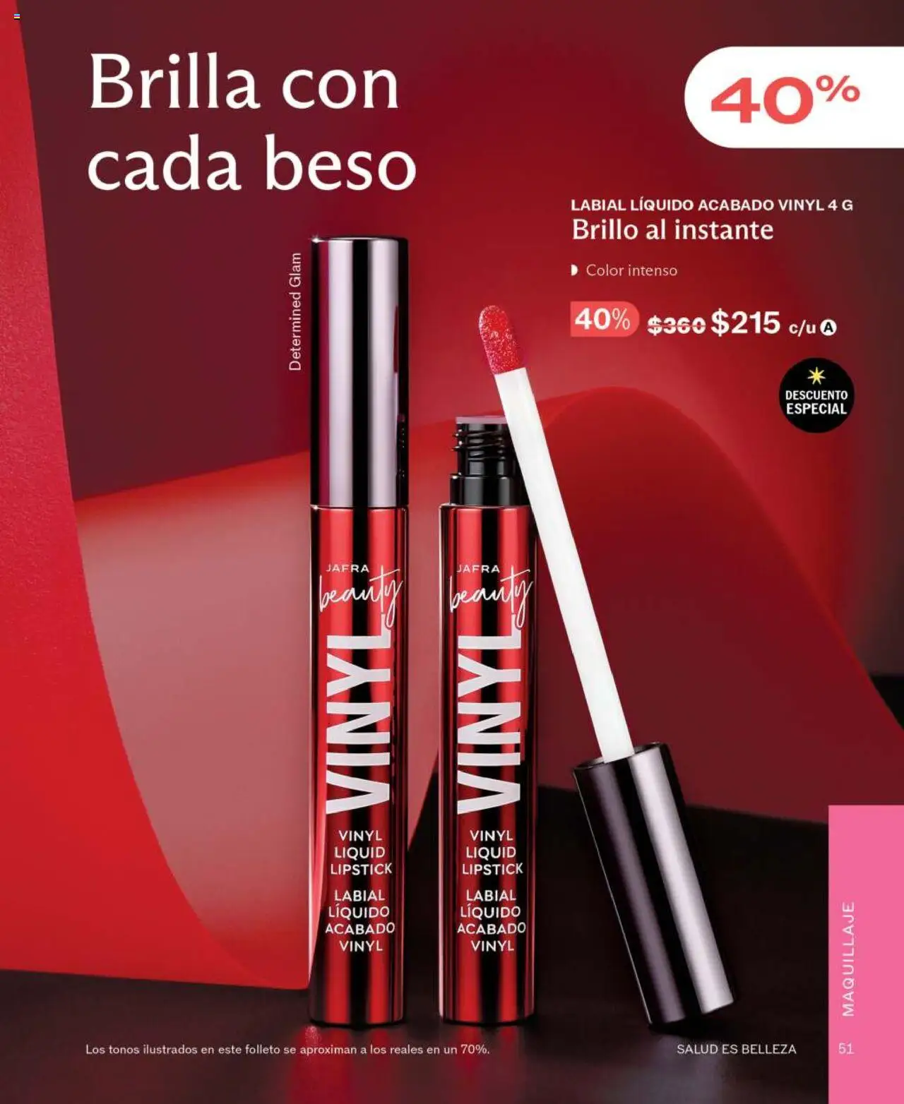 Nuevas ofertas de JAFRA válidas en toda la República Mexicana desde el 01.06.2025. ¡Encuentra las mejores ofertas en JAFRA catálogo! | Página: 51 | Productos: Brillo, Maquillaje