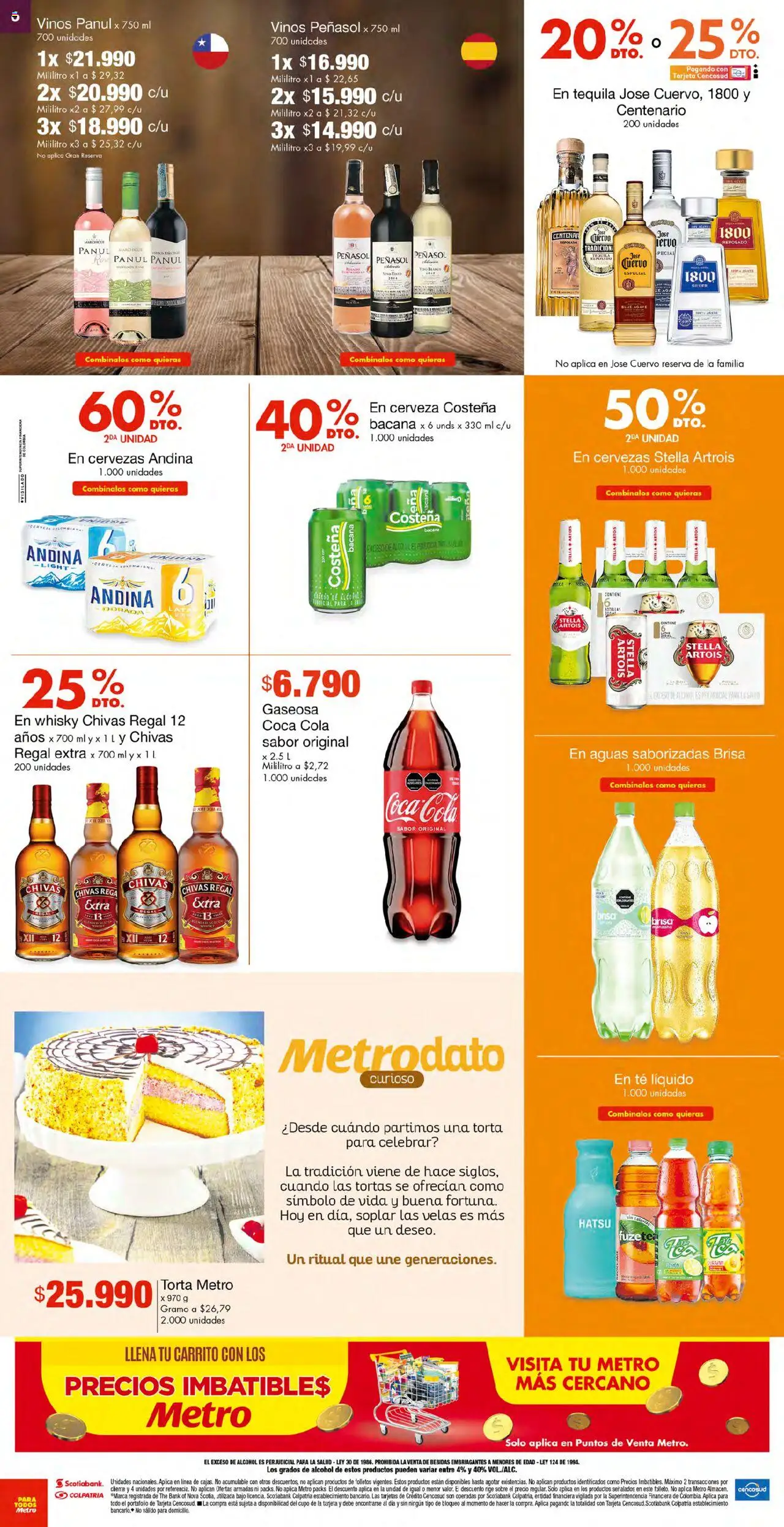 Metro revista - valida desde el 11.07.2025 | Página: 6 | Productos: Whisky, Sobre, Tequila, Tintura