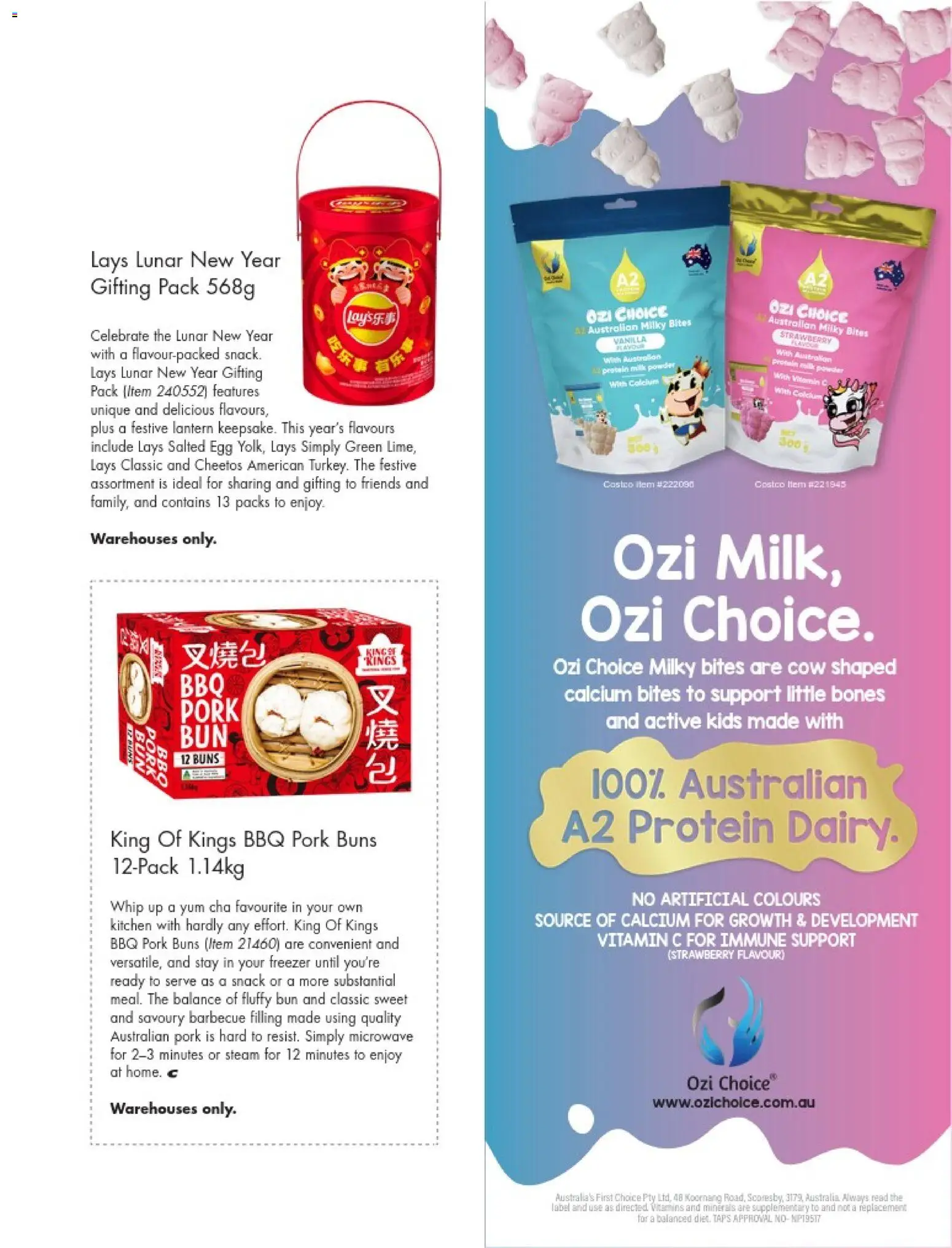 Costco catalogue - valid from 01.01.2026 | Page: 129 | Products: Milk, Freezer, Microwave, Vitamin