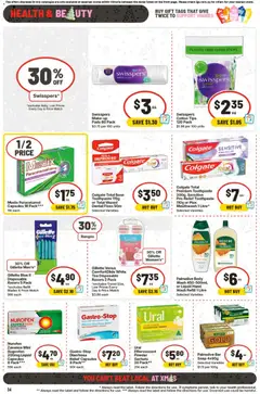 Preview of IGA Catalogue  - valid from 10.12.2025 | Page: 38 | Products: Soap, Mouthwash, Lemon, Razors
