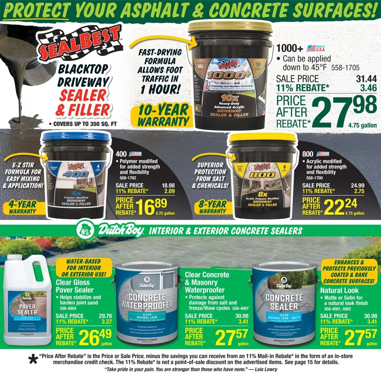 Menards - Weekly Ad - valid from 10.09.2025 | Page: 17 | Products: Acrylic, Salt