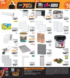 Telhanorte - Ofertas Pro - Pré-Visualização do folheto da loja Telhanorte, válido de 23.10.2025 | Página: 2 | Produtos: Piso, Massa corrida, Rolo, Massa