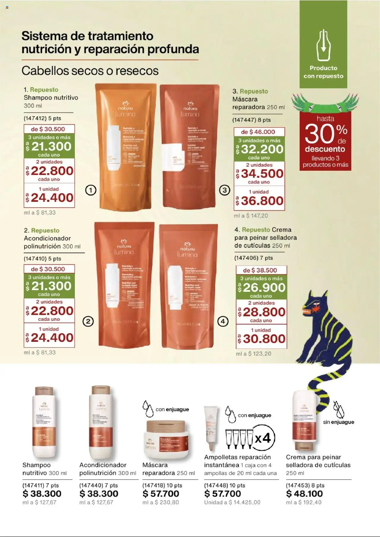 Natura revista - valida desde el 03.09.2025 | Página: 127 | Productos: Crema, Caja, Máscara, Acondicionador