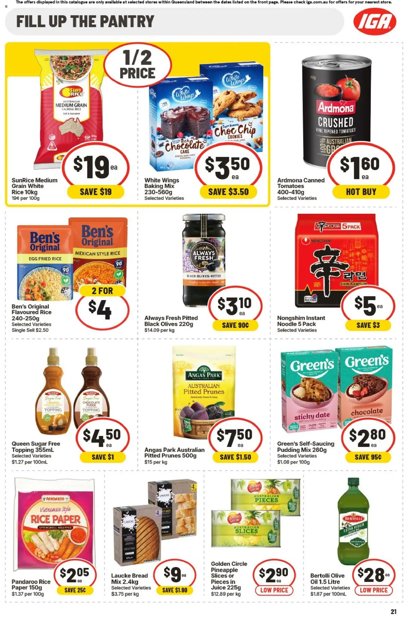 IGA catalogue - valid from 08.04.2026 | Page: 24 | Products: Oil, Chocolate, Pineapple, Oven