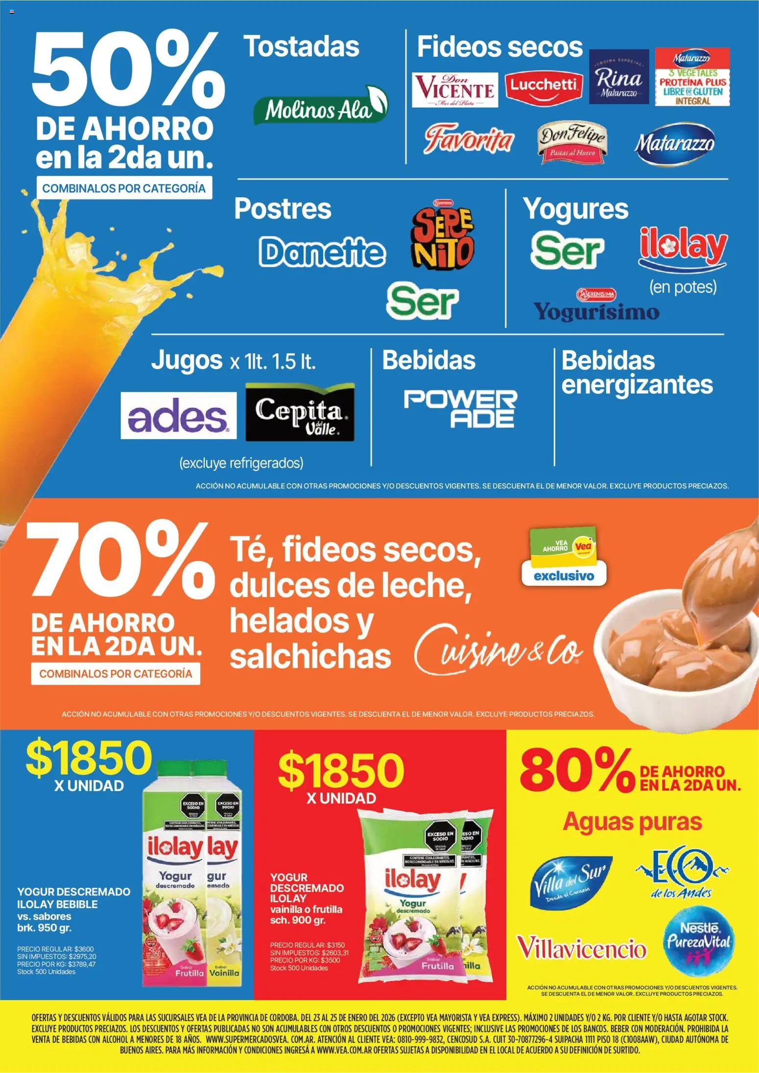 Vea - Ofertas fin de semana | Córdoba │ válido desde el 23.01.2026 | Página: 6 | Productos: Cocina, Frutilla, Yogur, Fideos
