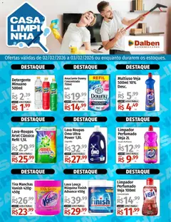 Supermercado Dalben - Ofertas Casa Limpinha - Pré-Visualização do folheto da loja Supermercado Dalben, válido de 02.02.2026
