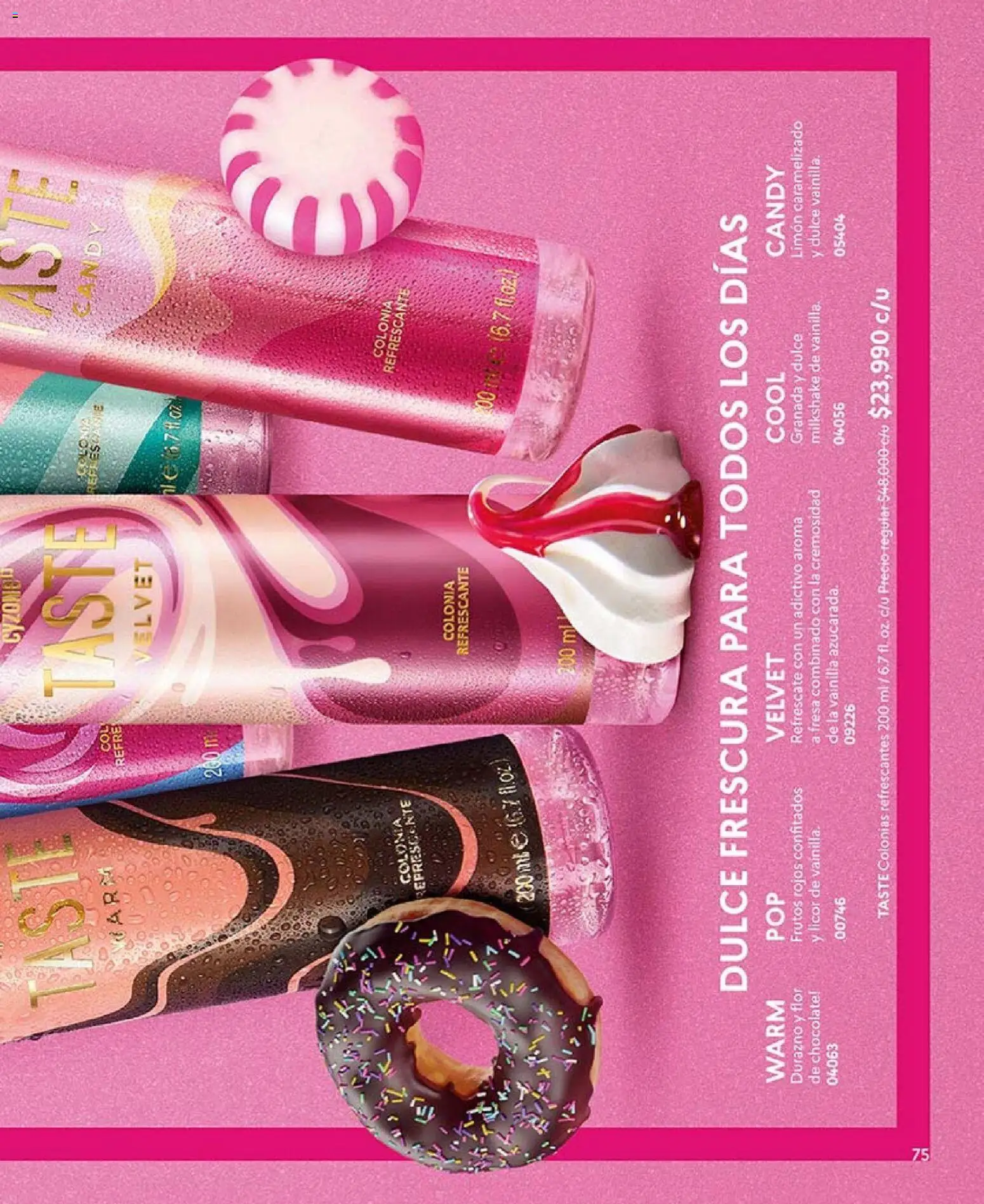 CyZone revista - valida desde el 01.02.2026 | Página: 75 | Productos: Fresa, Limón, Durazno, Chocolate