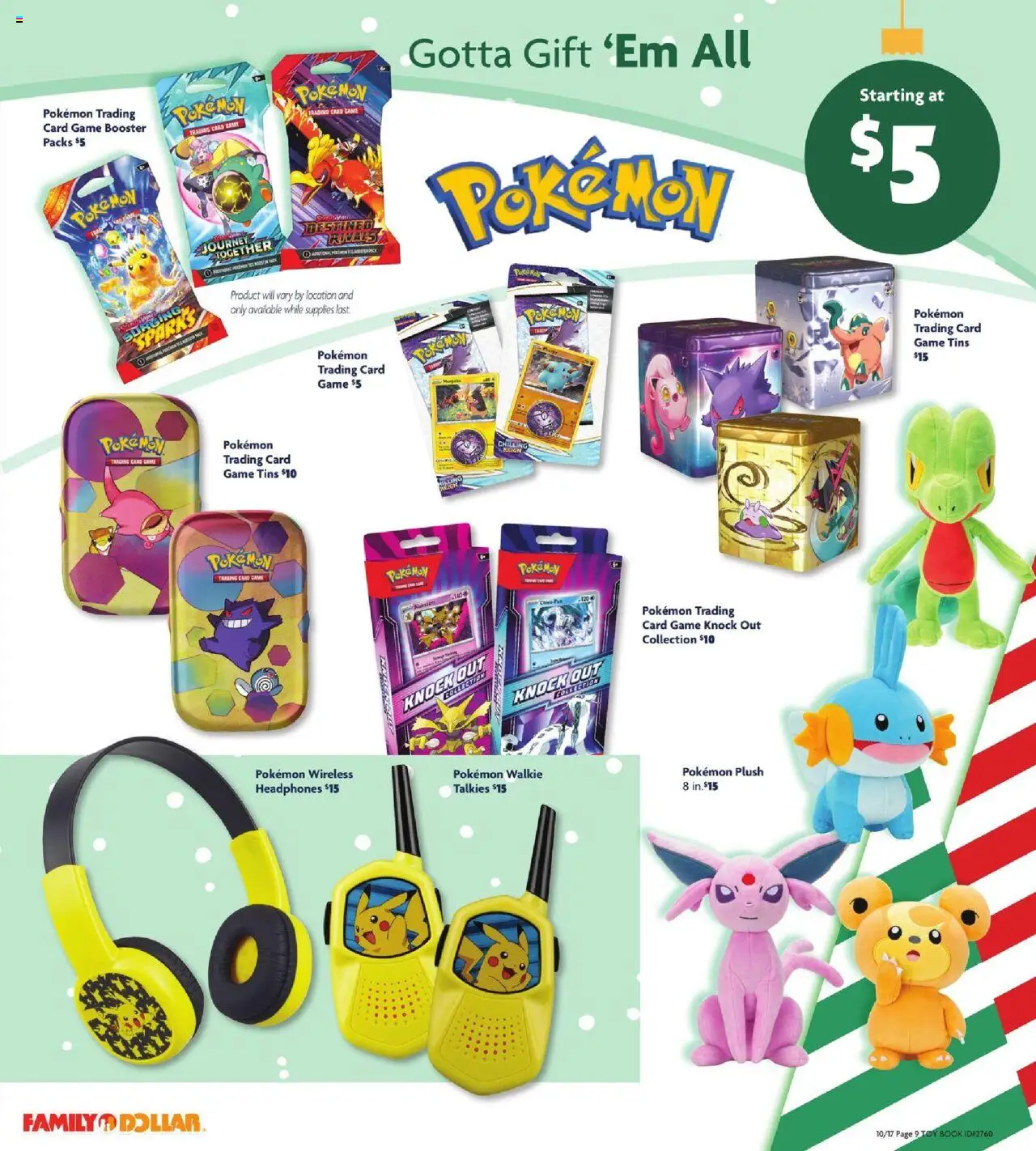 Family Dollar Toy Book - valid from 17.10.2025 | Page: 9 | Products: Headphones, Game