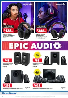 Preview of Harvey Norman  Catalogue  - valid from 10.10.2025 | Page: 14 | Products: Accessories, Headset, Audio, Speaker