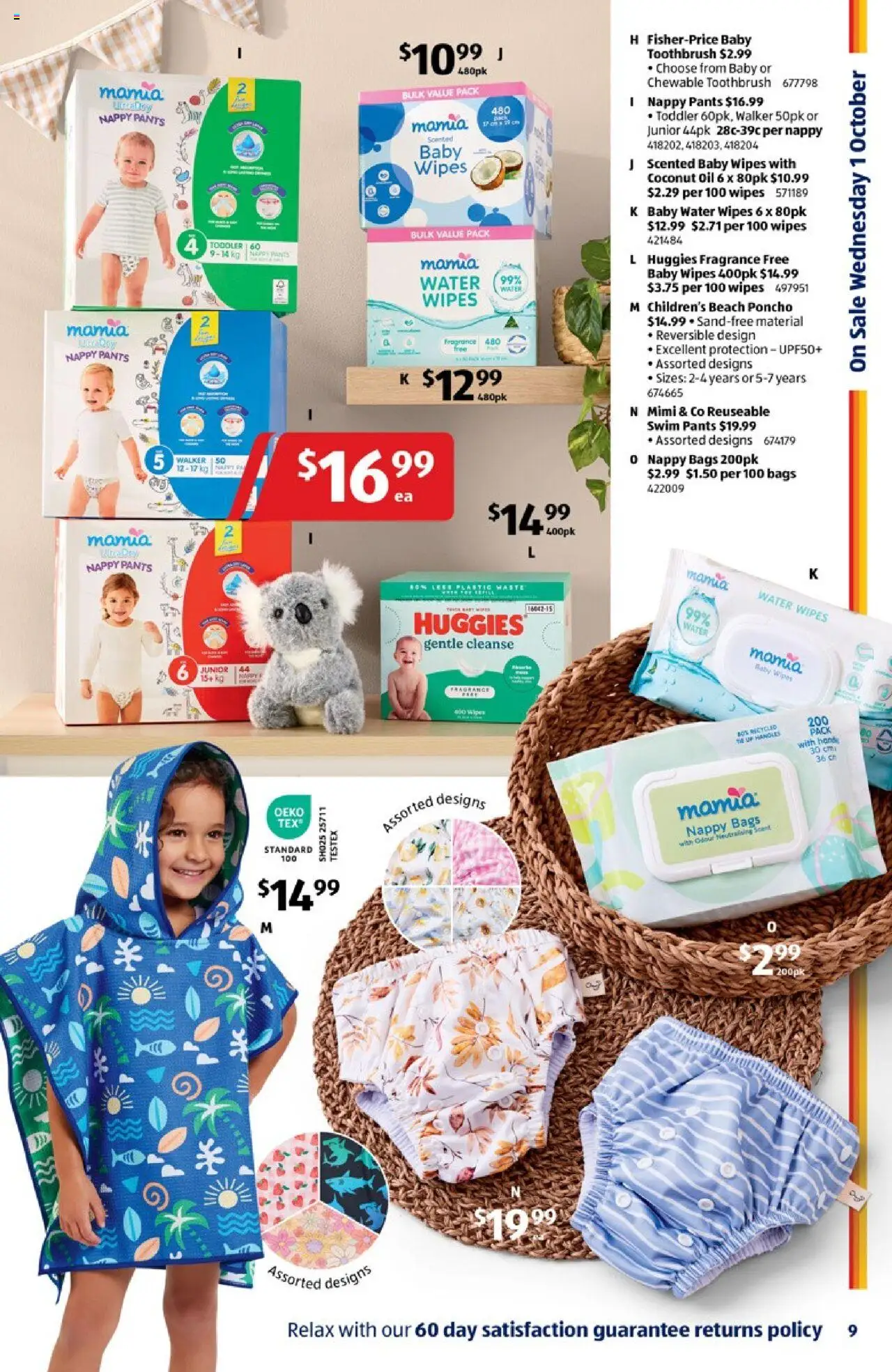 Aldi catalogue - valid from 01.10.2025 | Page: 9 | Products: Fragrance, Oil, Water, Pants