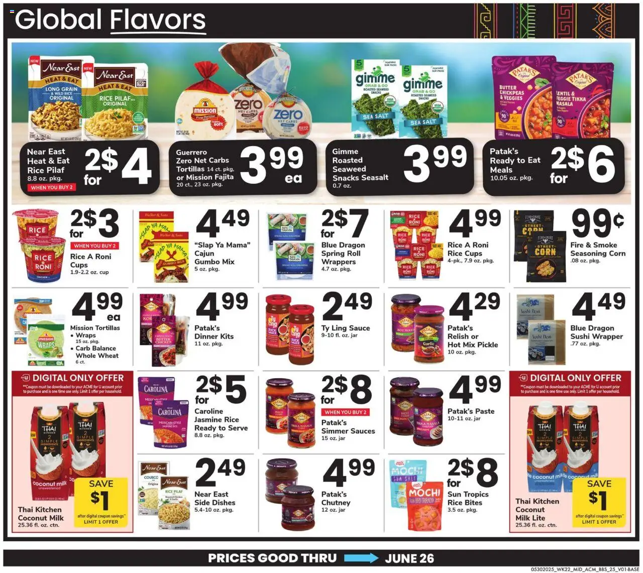 Acme Big Book of Savings - valid from 30.05.2025 | Page: 25 | Products: Corn, Butter, Sauce, Salt