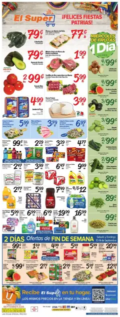 Preview of El Super weekly ads valid from 10.09.2025