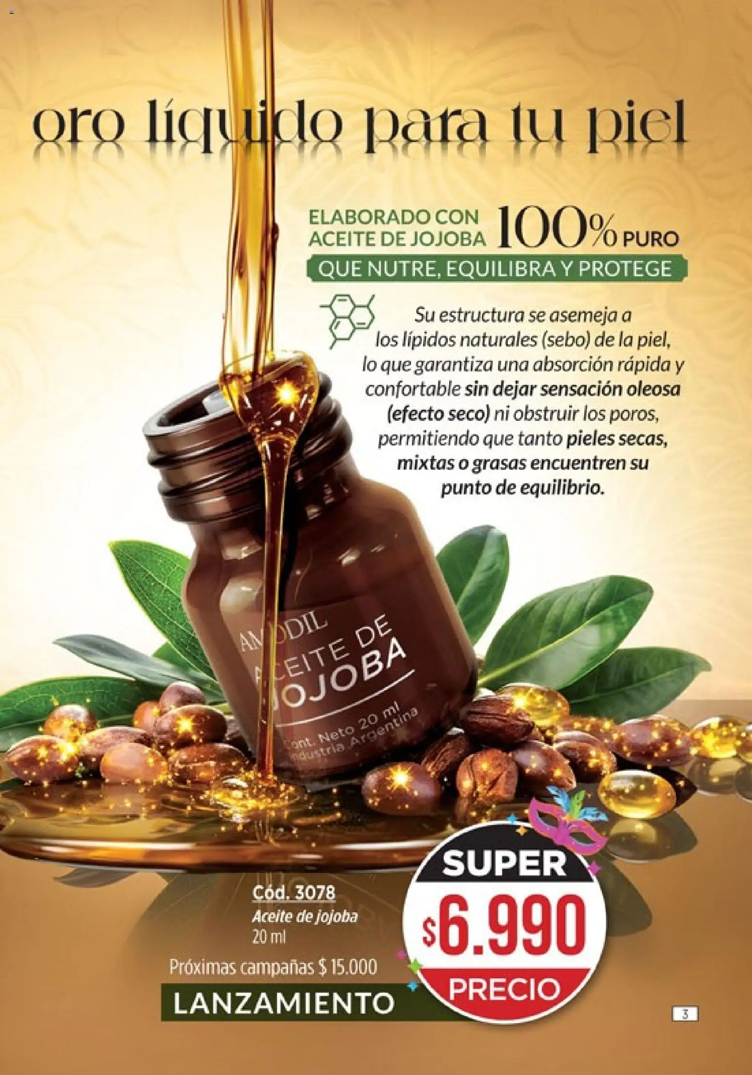 Catálogo Amodil Campaña 3 │ válido desde el 01.03.2026 | Página: 3 | Productos: Aceite