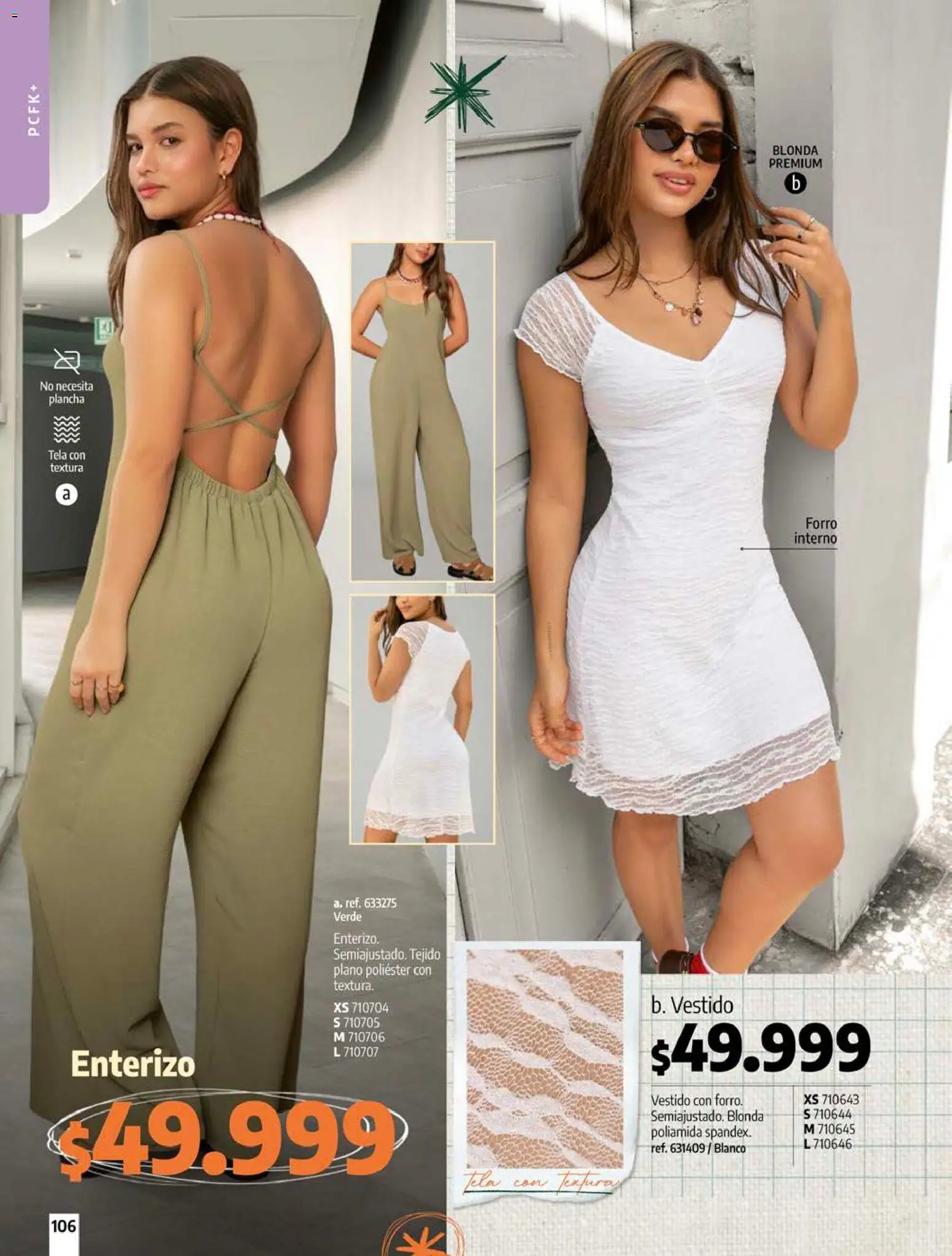 Pacifika revista - valida desde el 15.05.2026 | Página: 106 | Productos: Plancha, Vestido, Enterizo