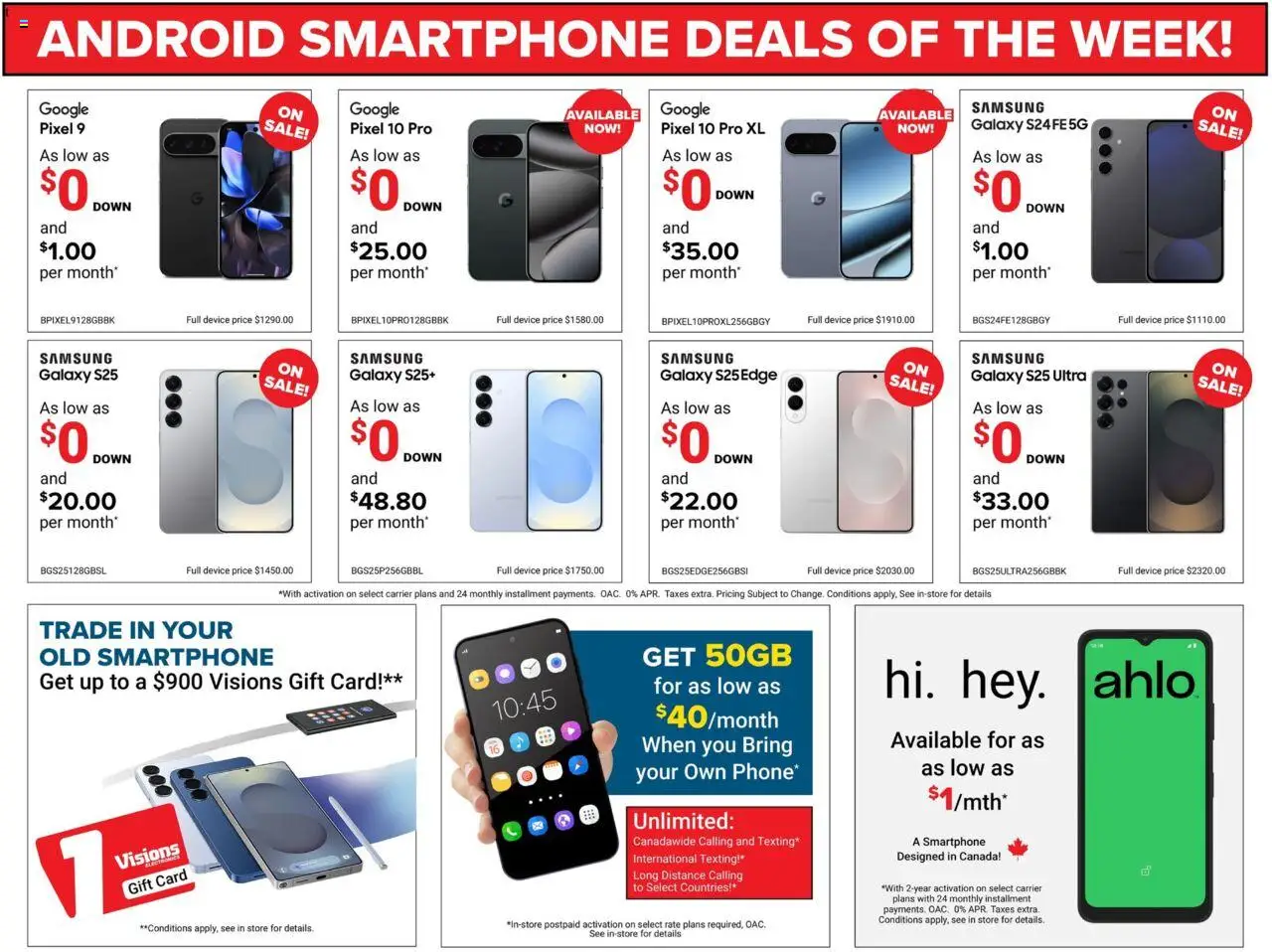 Visions flyer valid from 26.09.2025 | Page: 3 | Products: Smartphone
