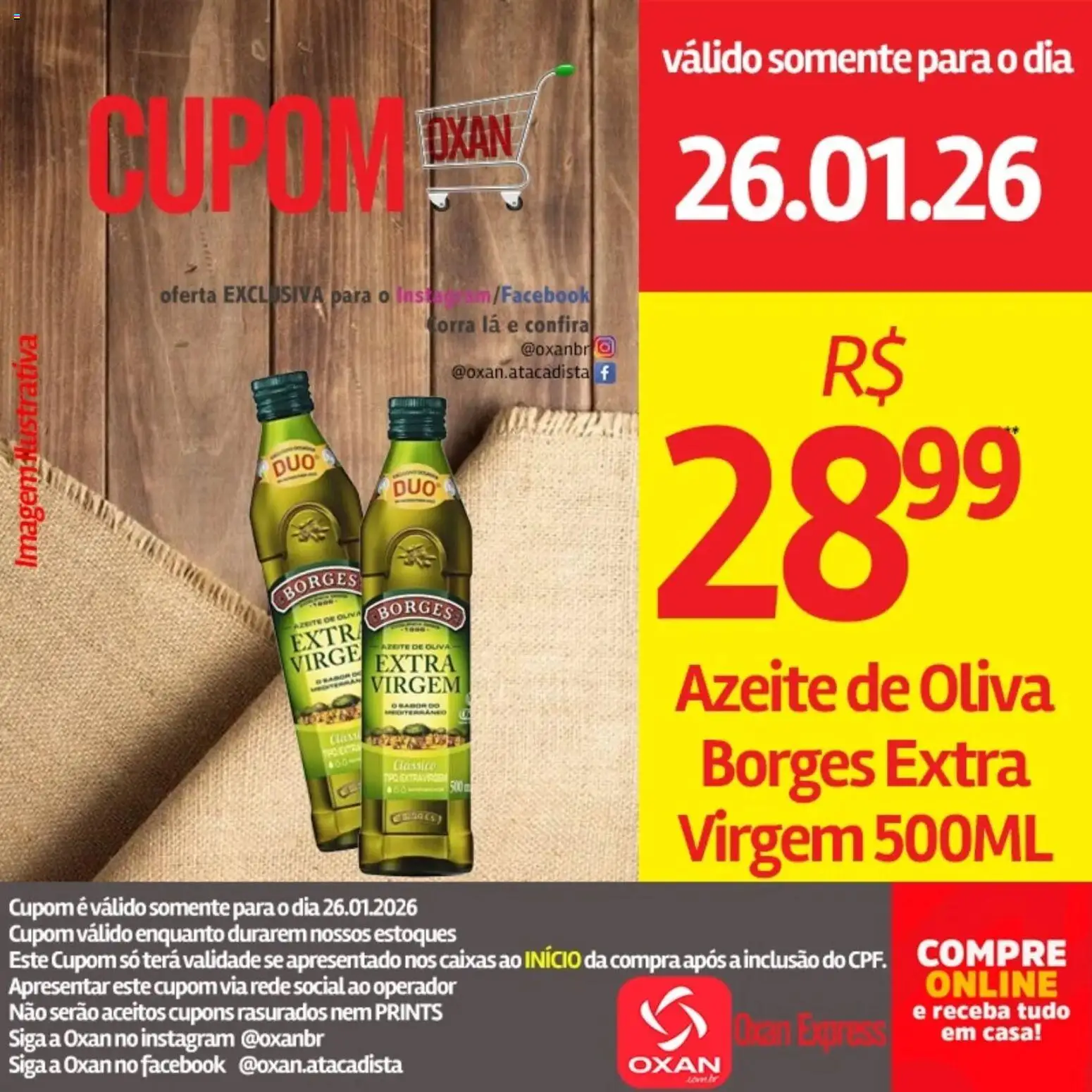 Oxan Atacadista Folheto - válido de 26.01.2026 | Página: 20 | Produtos: Azeite