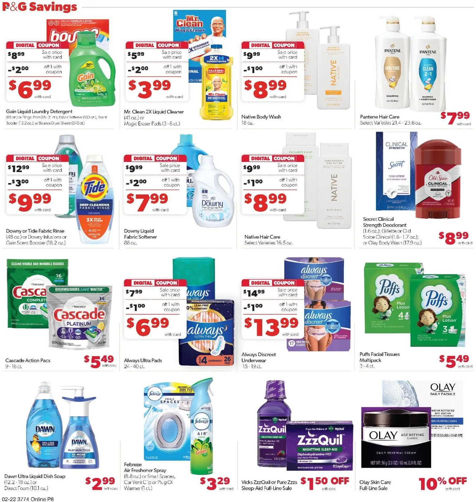 Family Fare Weekly Ad - IA - valid from 22.02.2026 | Page: 13 | Products: Eraser, Butter, Fabric softener, Cream