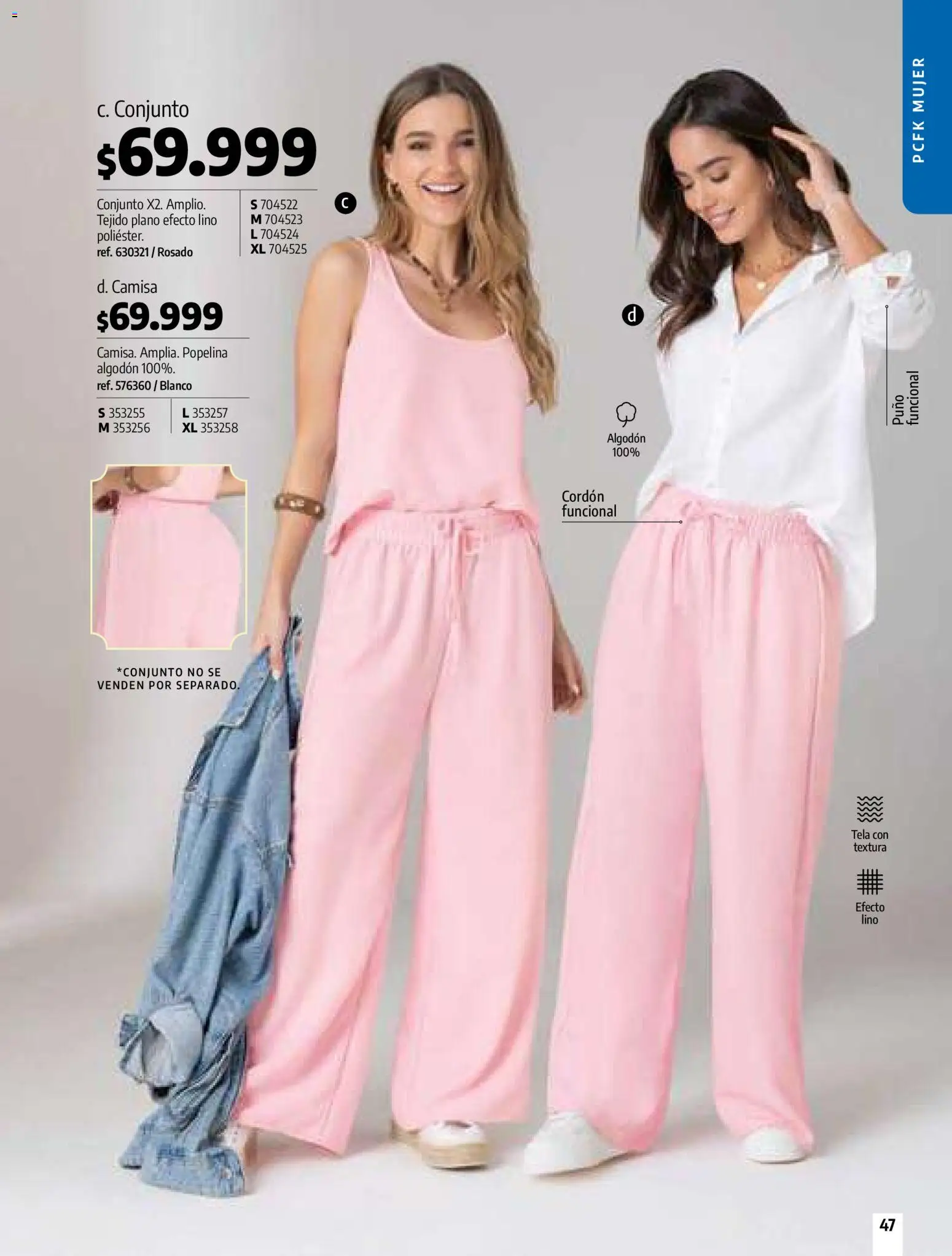 Pacifika revista - valida desde el 24.02.2026 | Página: 49 | Productos: Algodón, Conjunto, Camisa