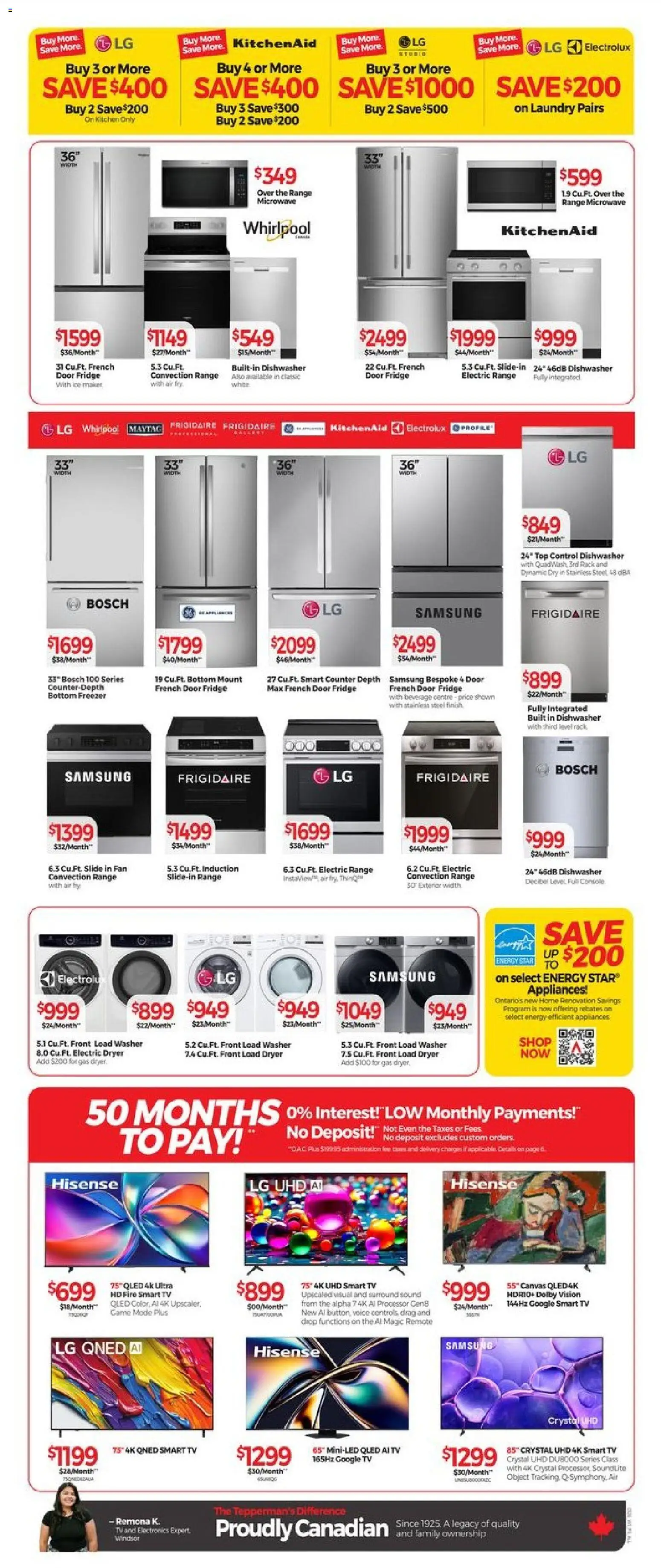 Tepperman's flyer valid from 01.01.2026 | Page: 5 | Products: Tv, Game, Dryer, Fan