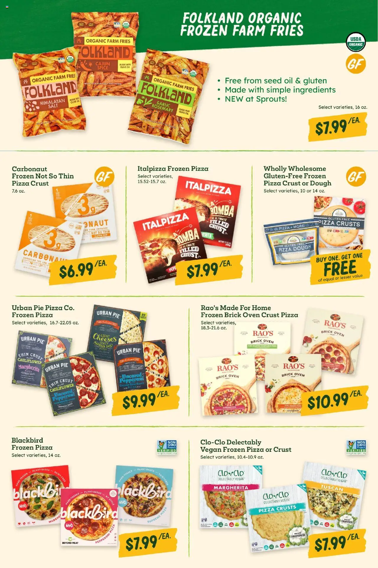 Sprouts Monthly Ad - valid from 24.09.2025 | Page: 18 | Products: Oil, Pizza, Cauliflower, Oven