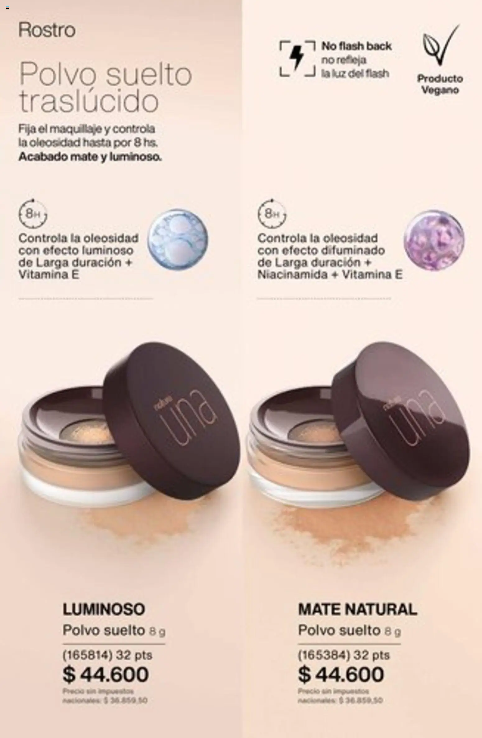 Catálogo Natura Ciclo 1/2026 │ válido desde el 04.12.2025 | Página: 115 | Productos: Mate, Maquillaje, Polvo