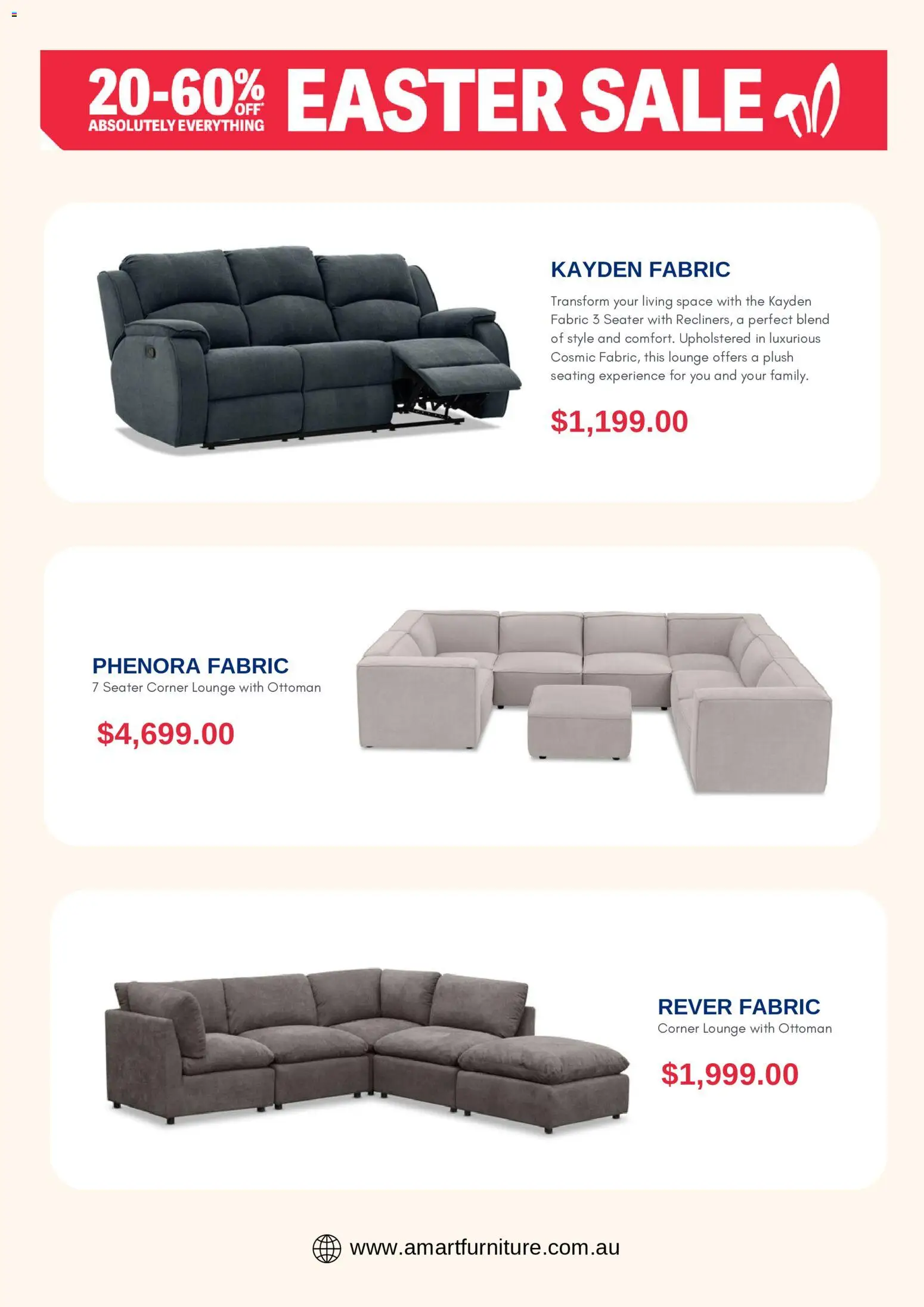 Amart Furniture catalogue - valid from 02.04.2026 | Page: 2 | Products: Ottoman